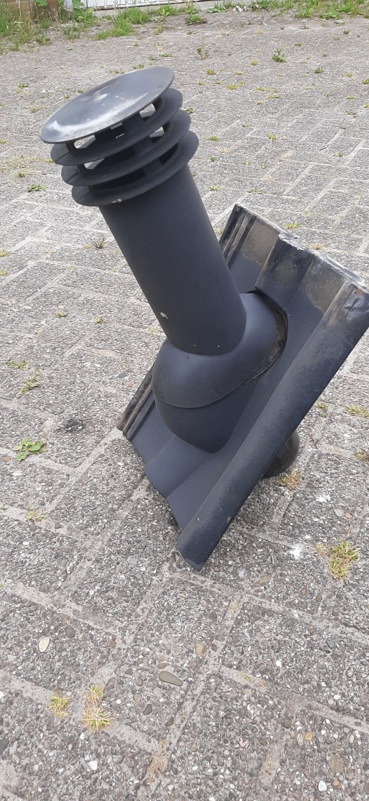Dakdoorvoer voor afzuiger/ventilator, Ophalen