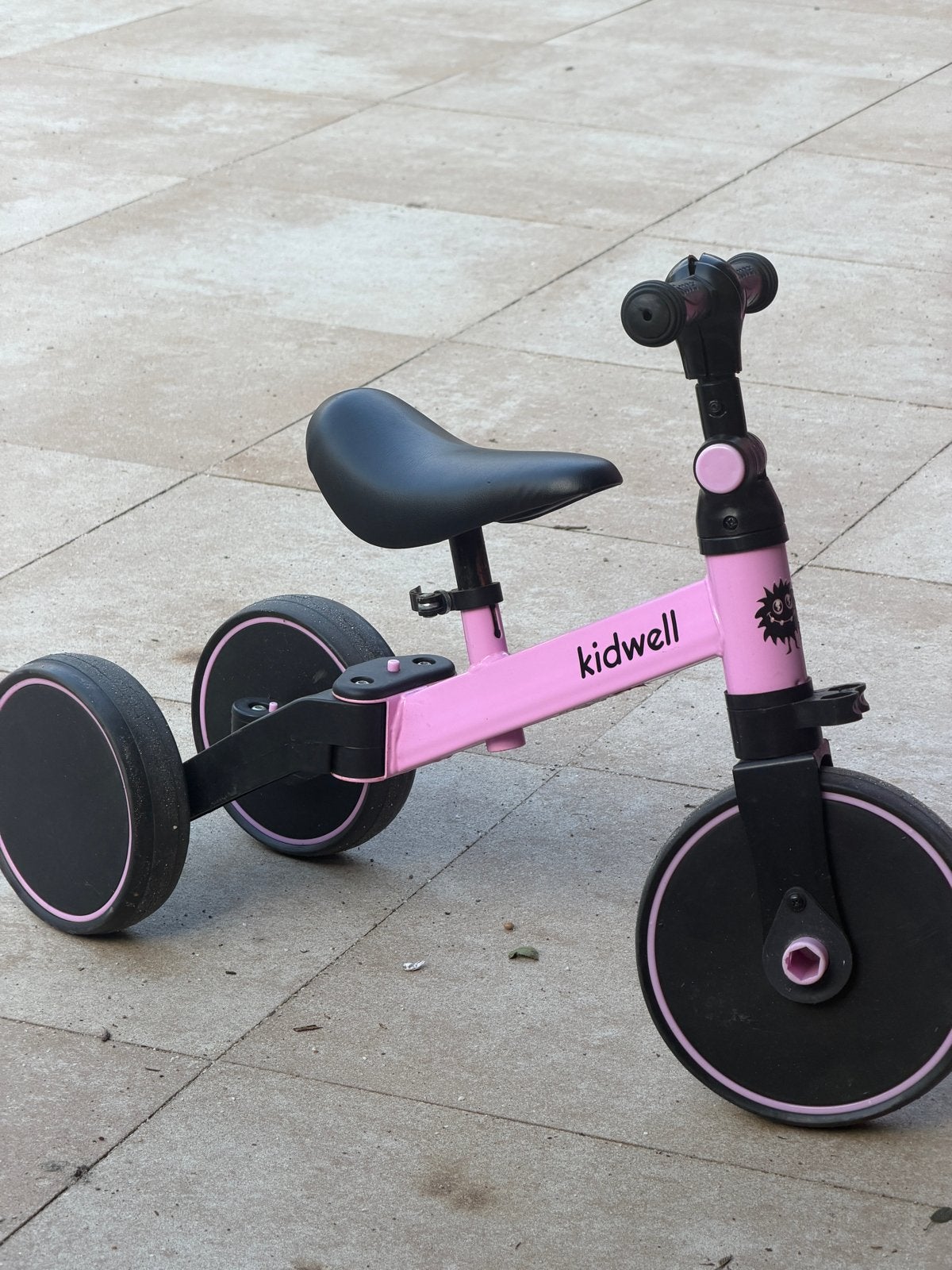 Kidwell Scooter 2-in-1 loopfiets/driewieler roze, Fietsen en Brommers, Ophalen of Verzenden, Gebruikt, Minder dan 16 inch