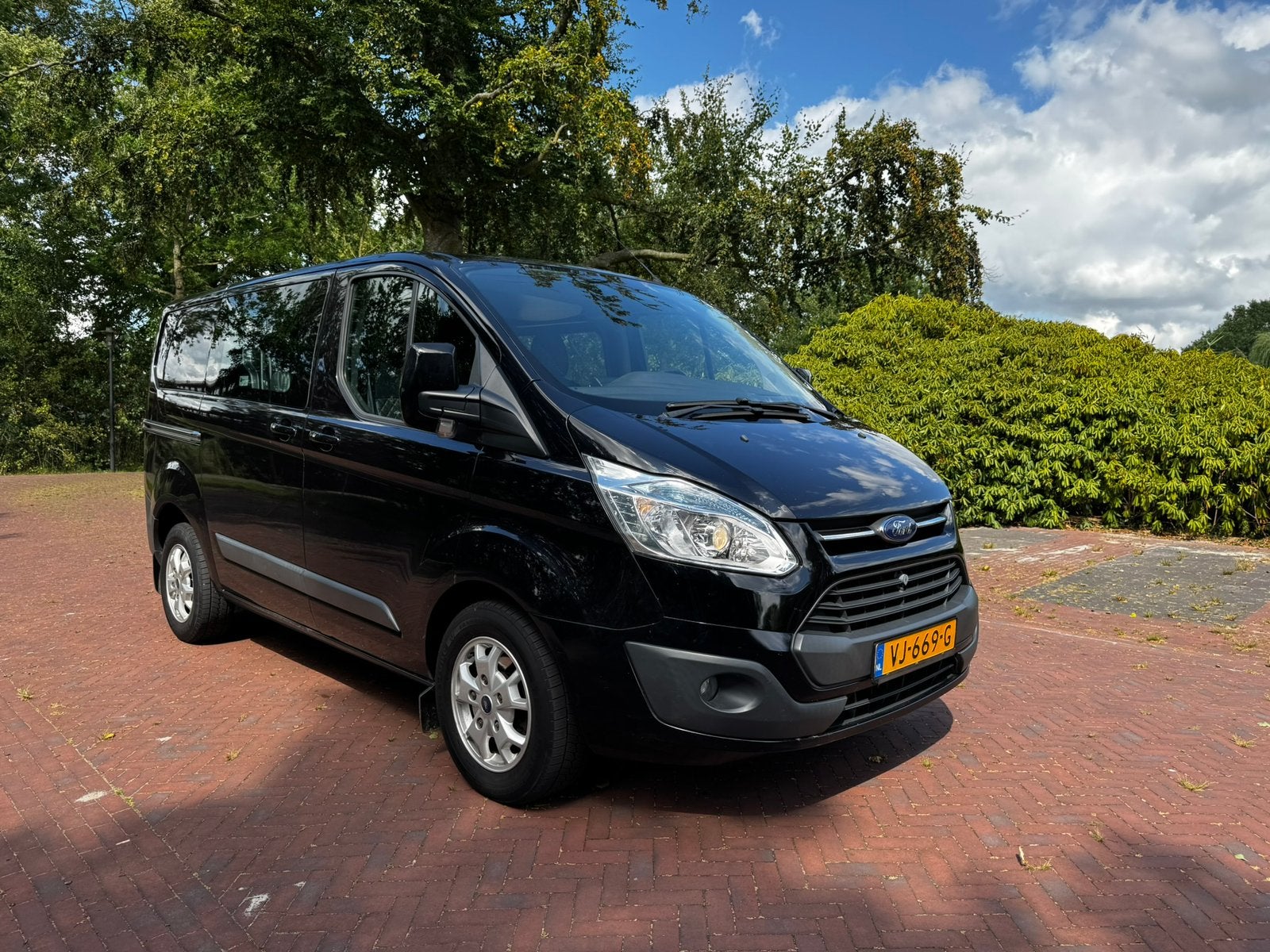 Ford Transit Custom | Dubbel cabine | Apple Carplay | ex BTW, Auto's, Voorwielaandrijving, Euro 5, 15 km/l, 2350 kg