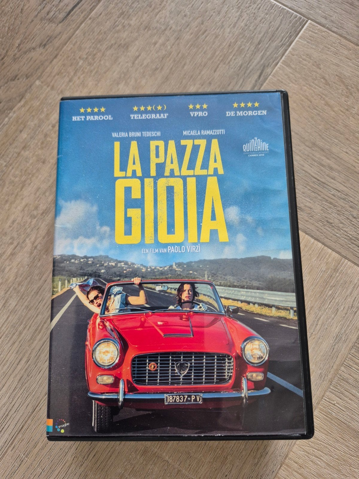 Dvd la pazza gioia Italiaanse film, Alle leeftijden, Ophalen of Verzenden, Italië, Nederlands