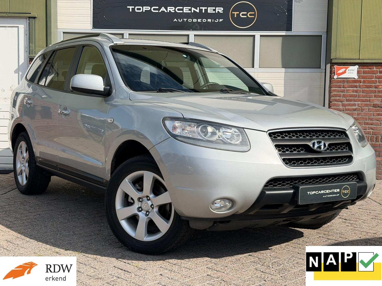 Hyundai Santa Fe 2.7iV6 Freestyle/AIRCO/PARKS/BLUETH/APK/NAP, Voorwielaandrijving, Santa Fe, Gebruikt, 2000 kg