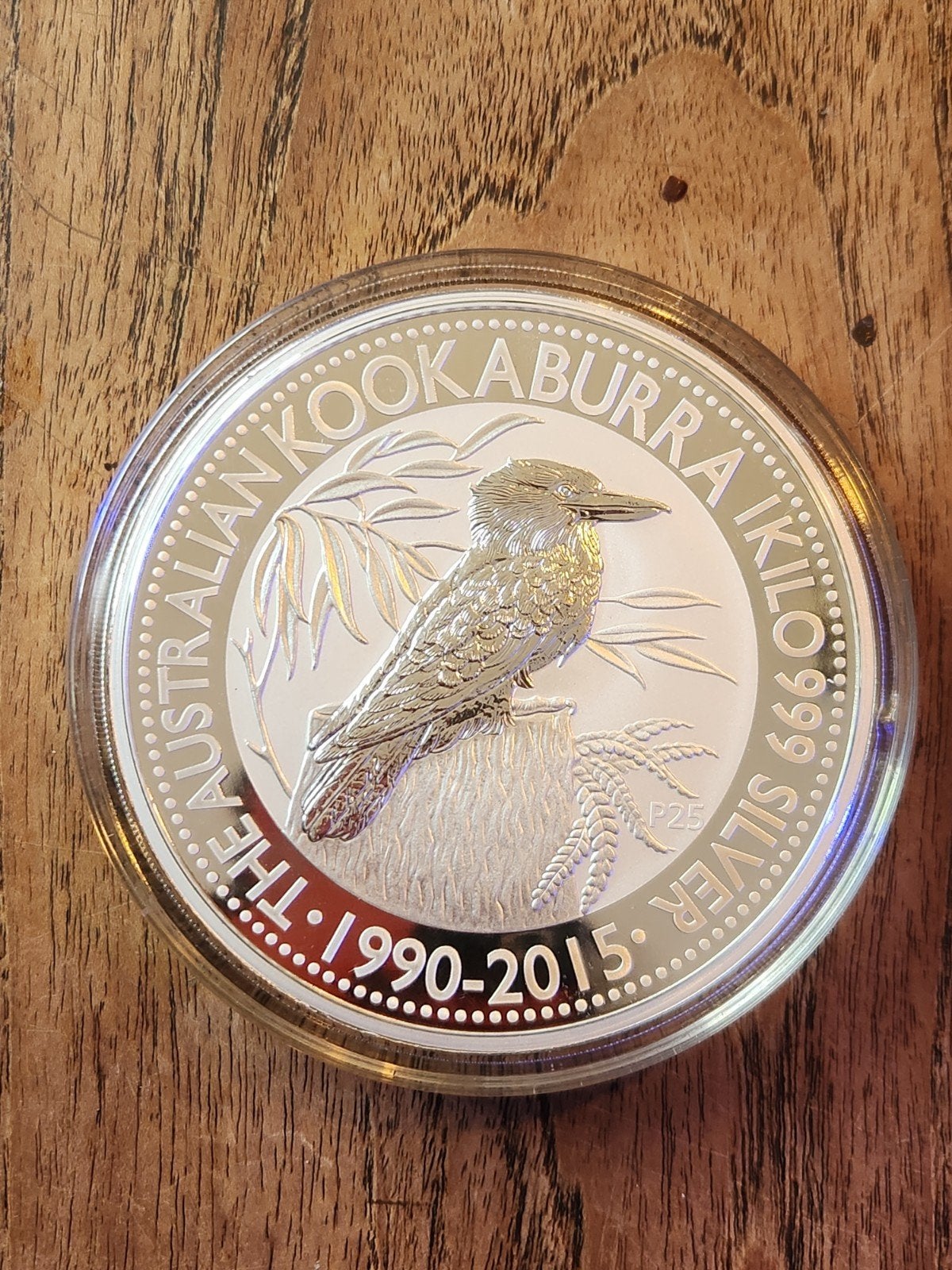 2015 Australische Kookaburra 1 Kilo Zilveren Munt proof, Ophalen of Verzenden, Losse munt, Zilver