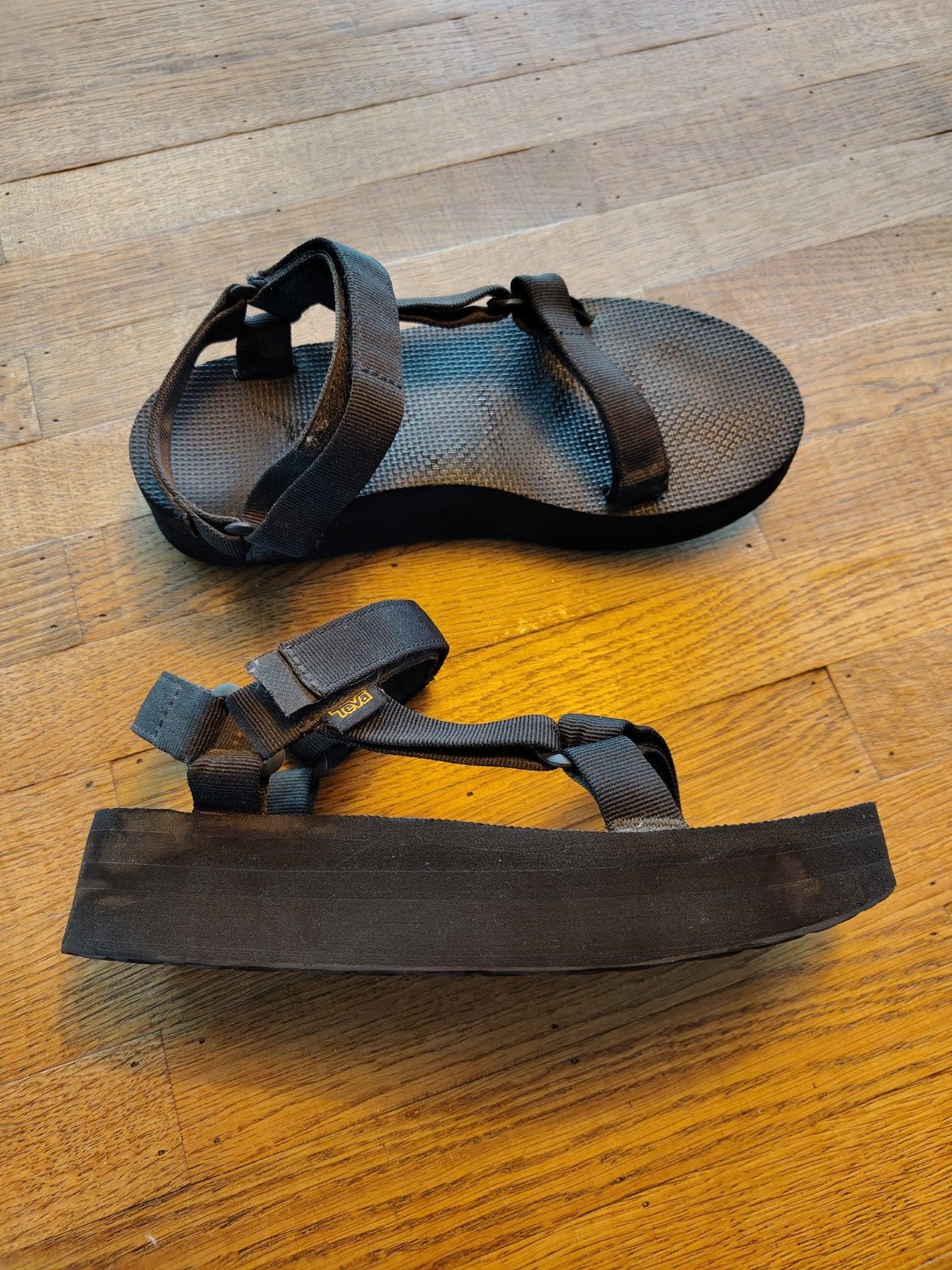Teva sandalen zwart, maat 41, Zwart, Zo goed als nieuw, Teva, Sandalen of Muiltjes