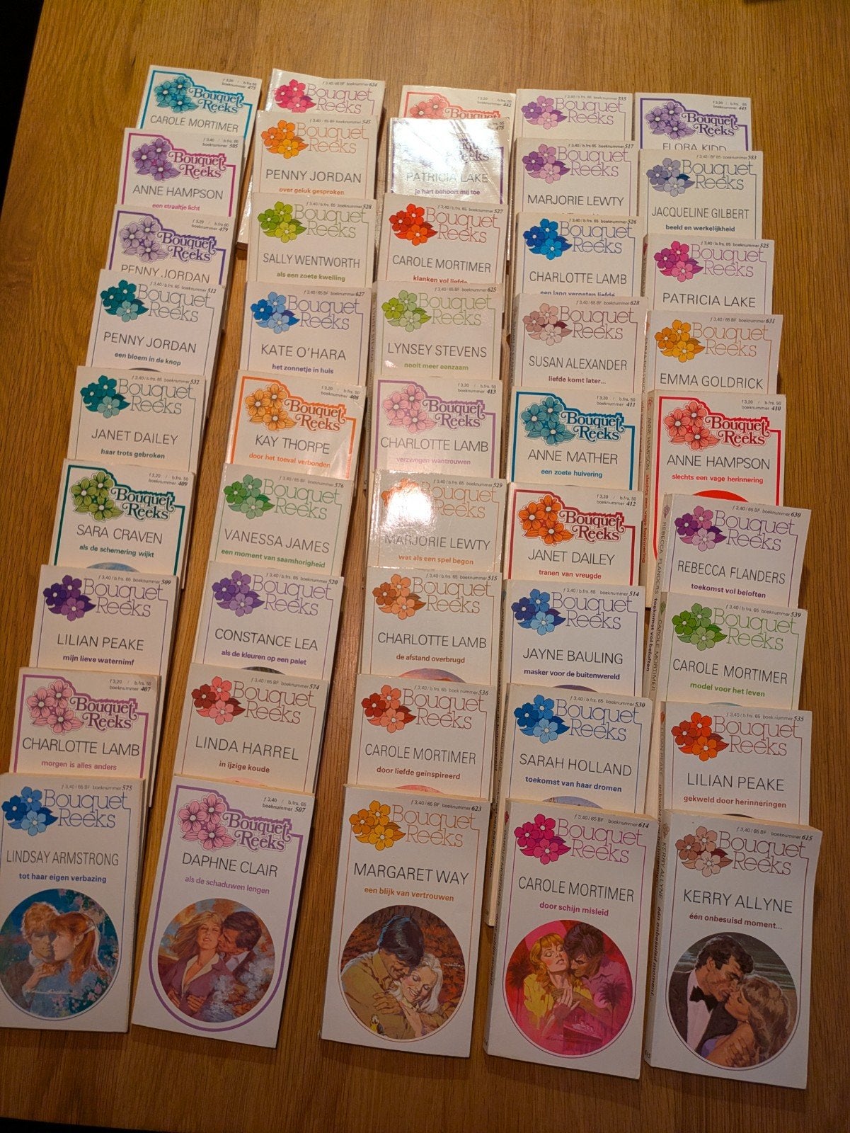 Bouquet Reeks boekjes 45 stuks., Boeken, Romans, Ophalen, Gelezen