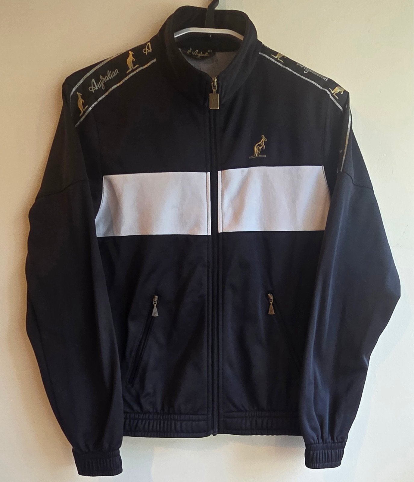 Australian jasje, Kleding | Heren, Sportkleding, Zo goed als nieuw, Algemeen, Maat 46 (S) of kleiner, Zwart, Ophalen of Verzenden