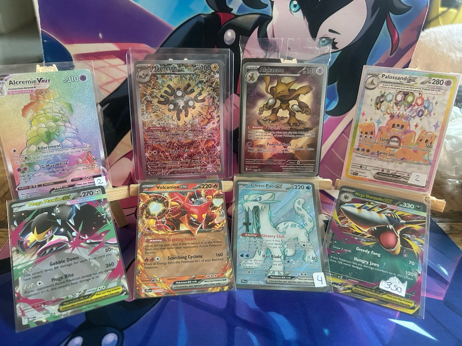 Pokémon Kaarten : Alcremie, Magneton, Alakazam, Pal, Ophalen of Verzenden, Zo goed als nieuw, Meerdere kaarten, Foil