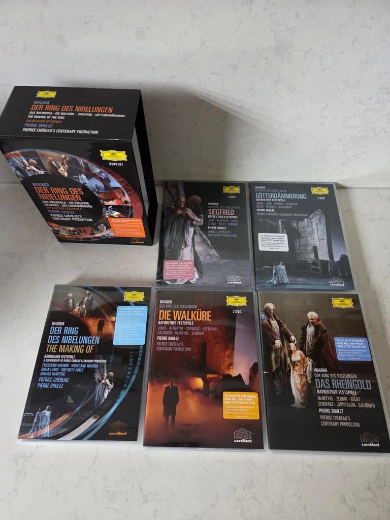 Wagner - 8dvd boxset - Der Ring des Nibelungen, Cd's en Dvd's, Alle leeftijden, Ophalen of Verzenden, Zo goed als nieuw