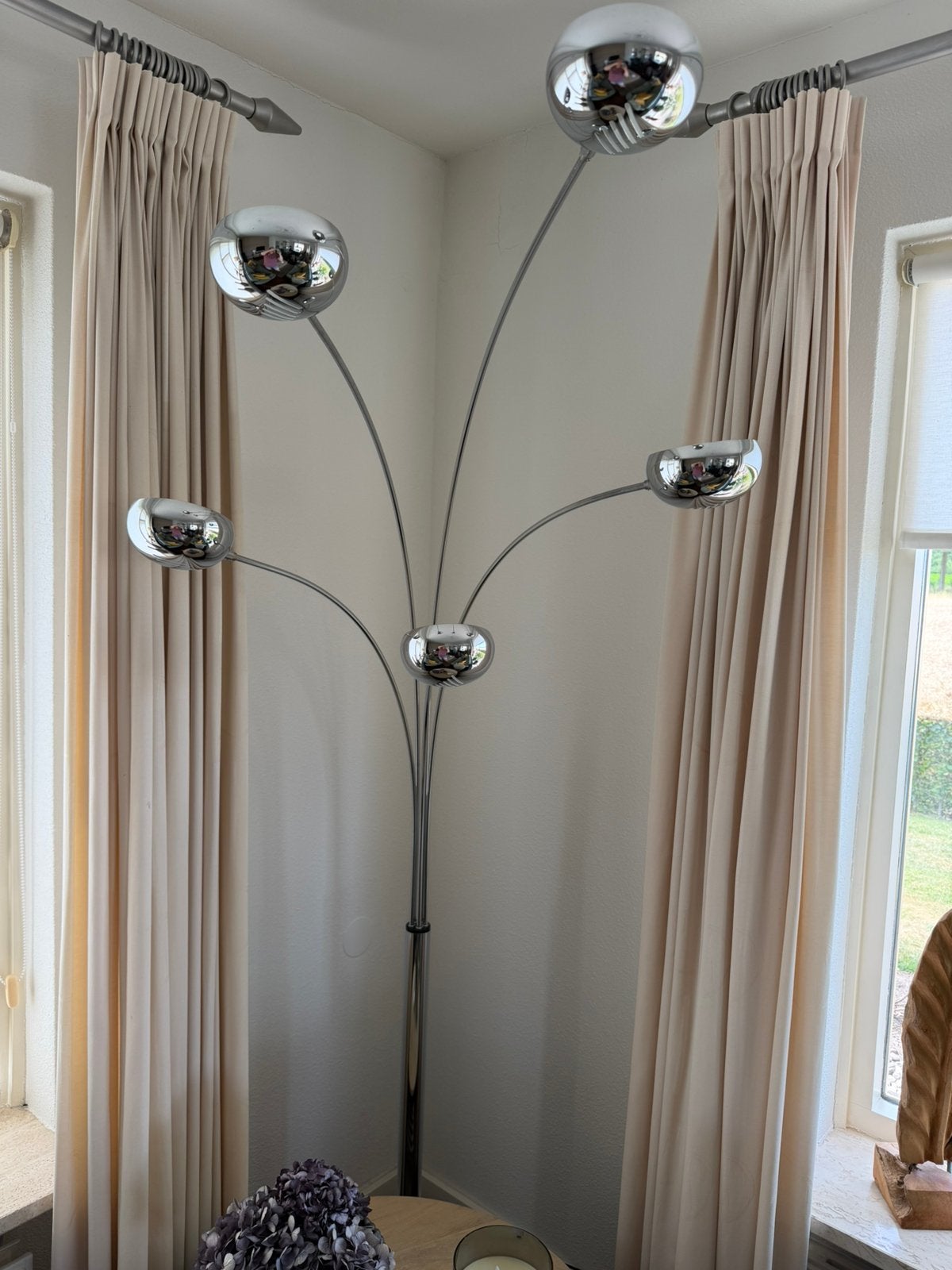 Mooie vloer lamp., Huis en Inrichting, Lampen | Vloerlampen, Ophalen, Zo goed als nieuw, 150 tot 200 cm