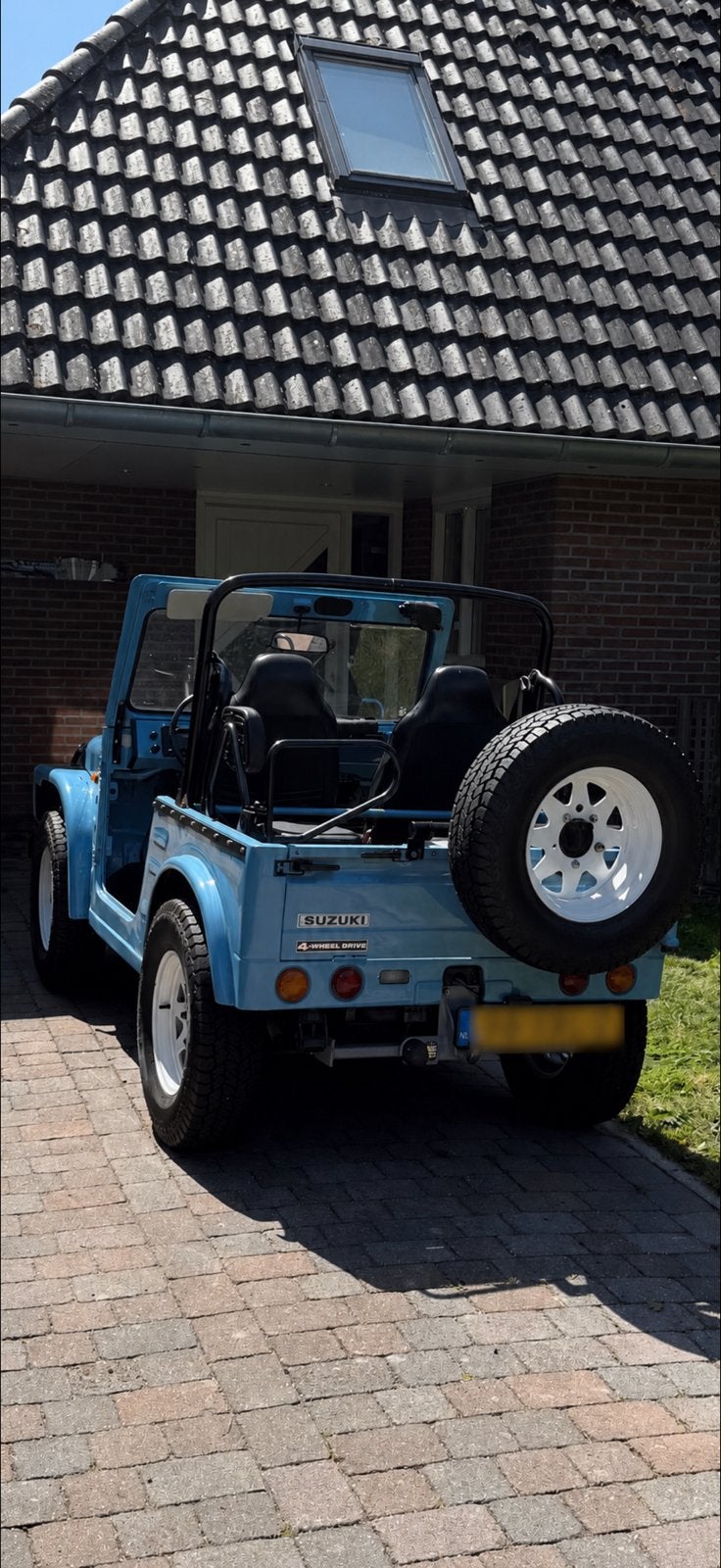 Suzuki LJ80 jeep  Oldtimer Belastingvrij, Auto's, Blauw, Vierwielaandrijving, Particulier, SUV of Terreinwagen