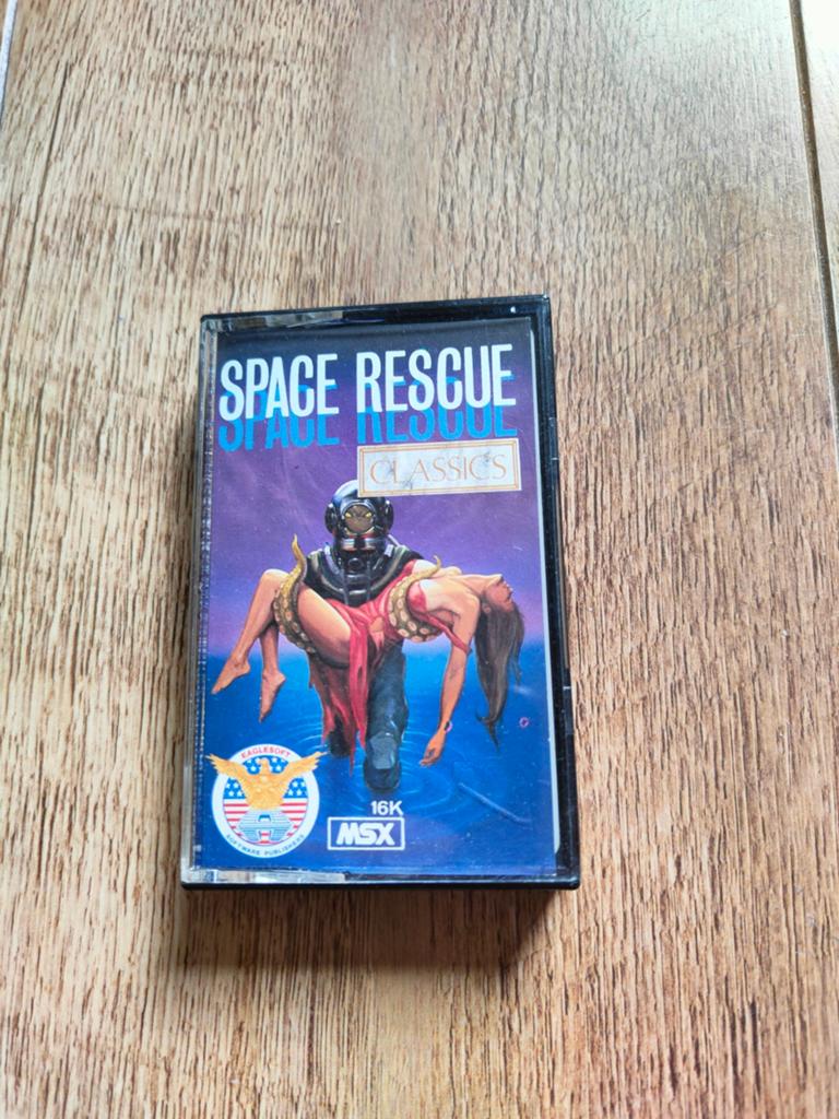 MSX spel - Eaglesoft Space Rescue Classics, Computers en Software, Vintage Computers, Ophalen of Verzenden