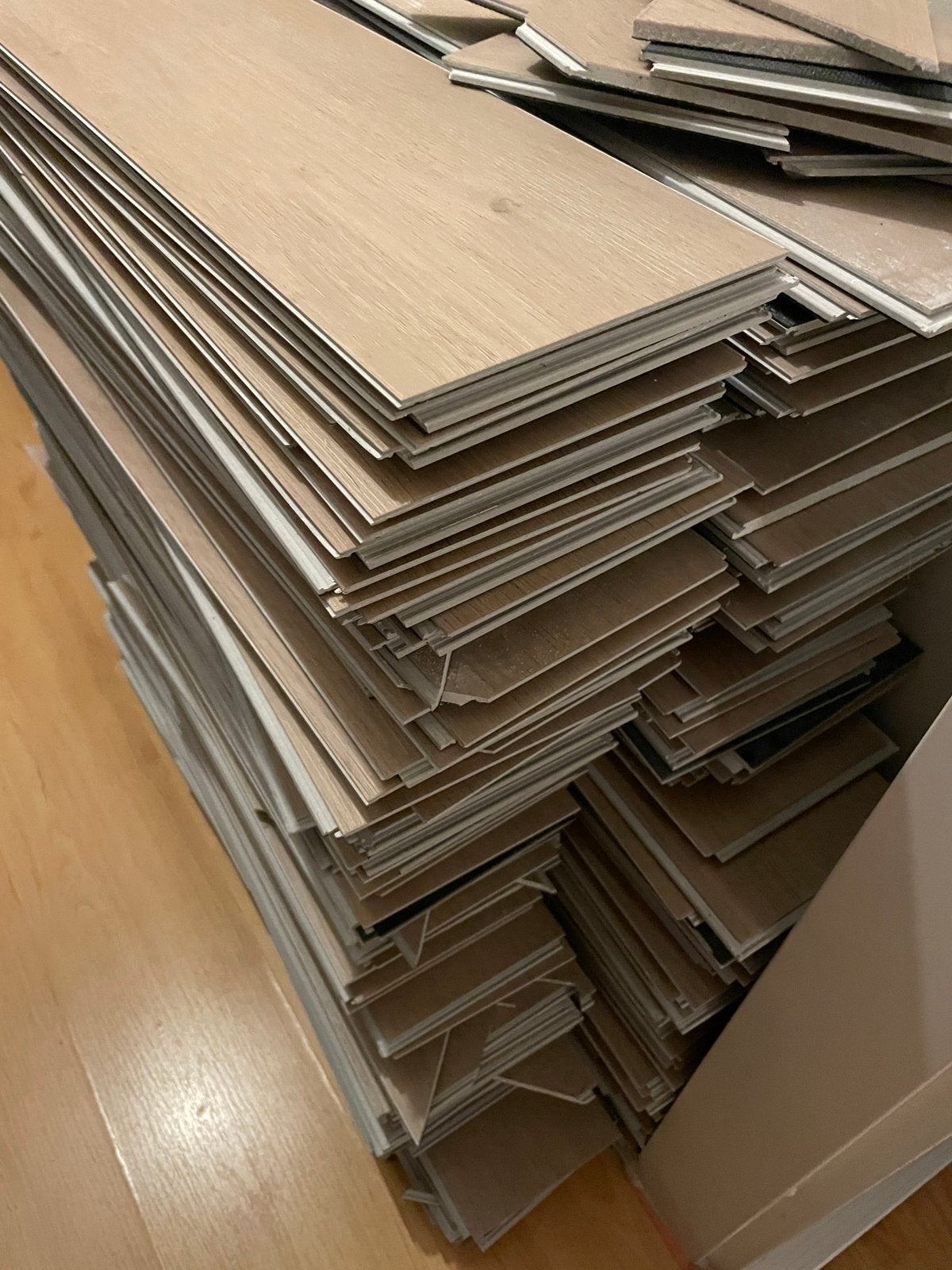 Royal visgraat click pvc 50m2, Ophalen, Kunststof, Gebruikt, 50 tot 150 cm