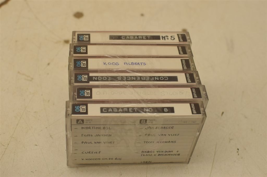 6 stuks Maxell Cassettebandjes 46493, Ophalen of Verzenden, Gebruikt, Overige genres, 1 bandje