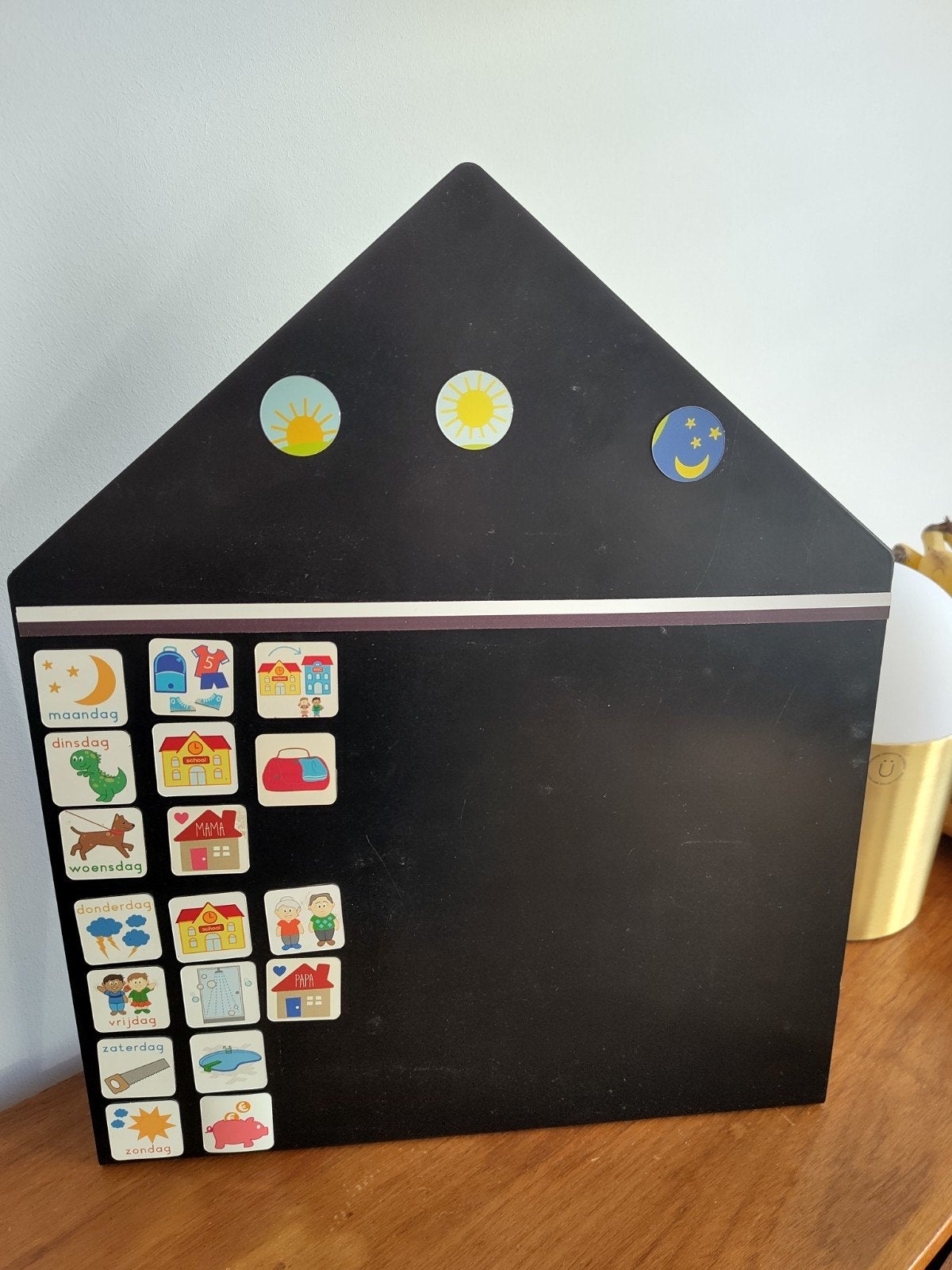 Planbord dagritme / weekoverzicht Olifantastisch magneetbord, Ophalen, Zo goed als nieuw