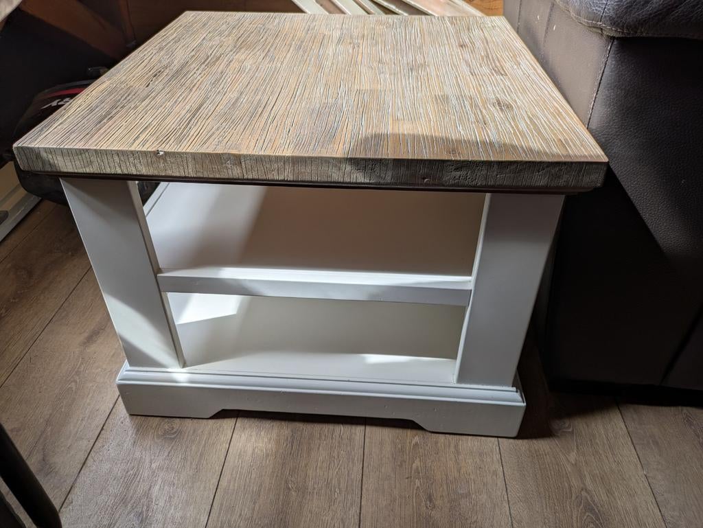 Bijzettafel 60x60 cm, Huis en Inrichting, Tafels | Salontafels, Ophalen, Gebruikt, 50 tot 100 cm, 50 tot 100 cm