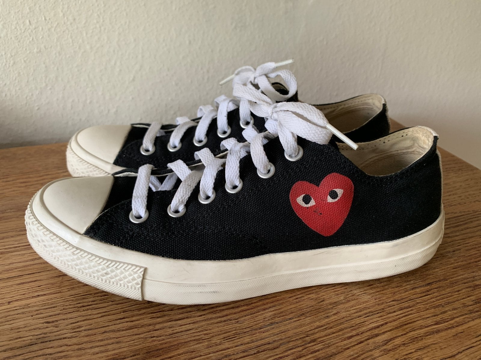 Converse All Stars Comme Des Garcons Maat 40, Zwart, Ophalen of Verzenden, Sneakers of Gympen, Zo goed als nieuw