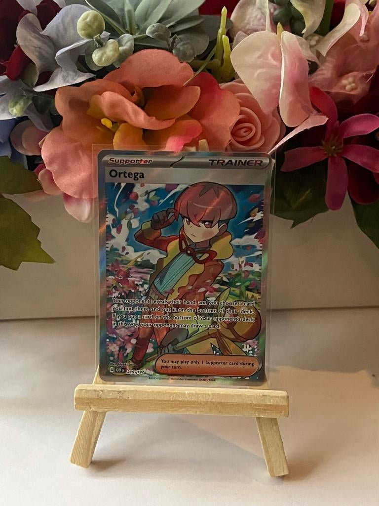 Pokémon TCG Trainer Full Art Kaarten (Ortega, Piers, Raifort, Ophalen, Zo goed als nieuw, Meerdere kaarten, Foil