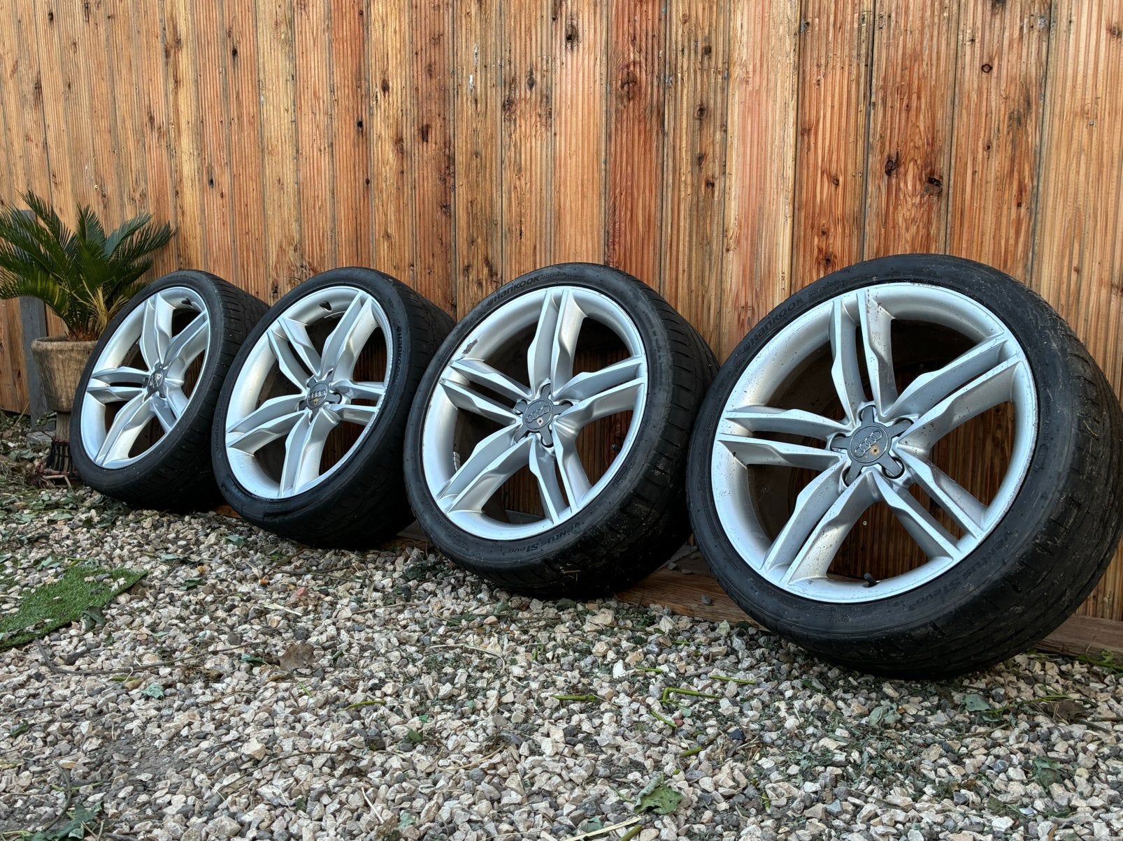 Originele 19” audi s5 velgenset zr banden, Auto-onderdelen, Banden en Velgen, Gebruikt, 255 mm, Banden en Velgen, Zomerbanden