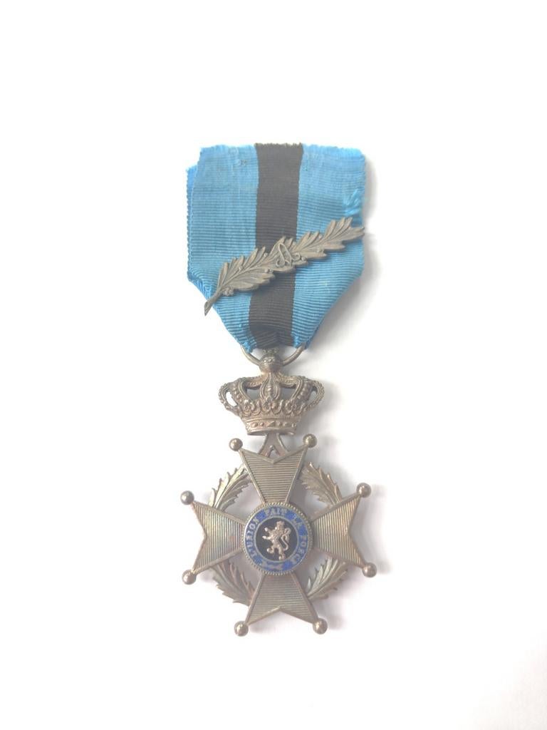 R België medaille Orde van Leopold II ridder met palmtak, Verzamelen, Militaria | Algemeen, Ophalen of Verzenden, Landmacht, Overige gebieden