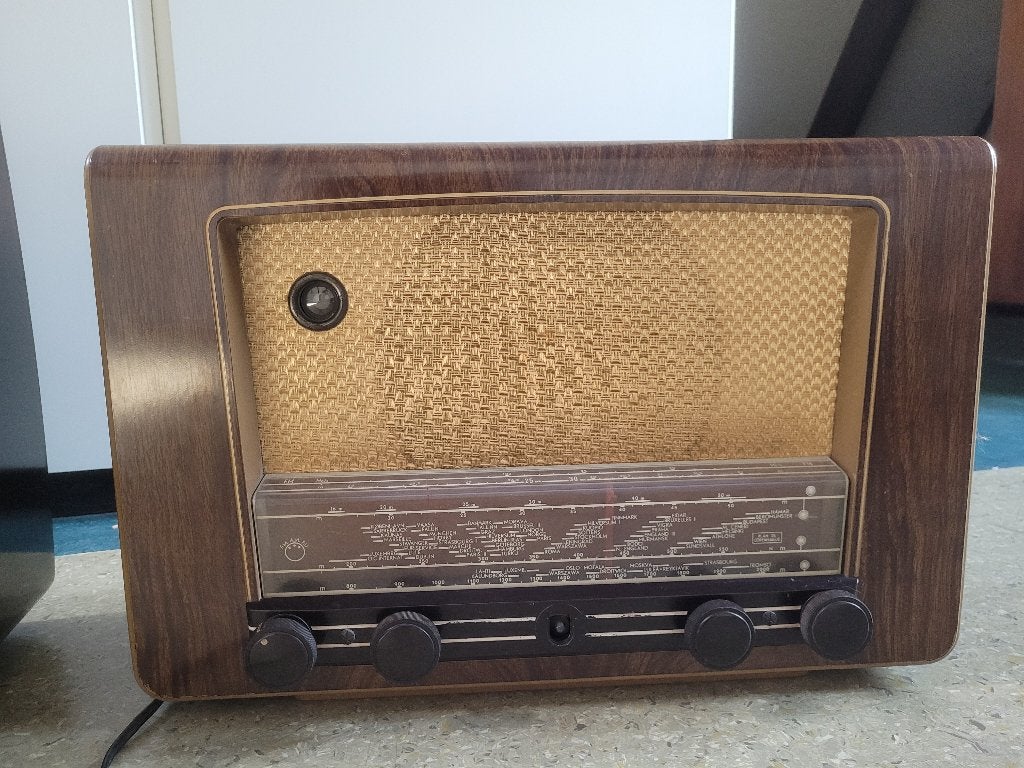 Antieke Philips BX410A Buizenradio 1951 | Decoratie, Ophalen