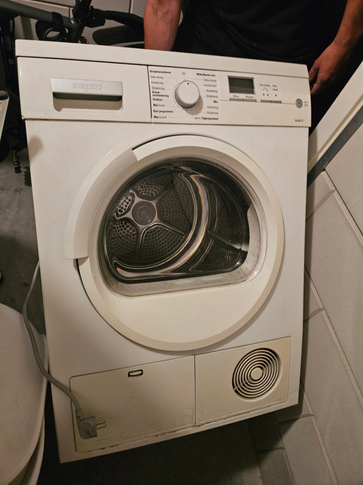 Siemens condensdroger, defect, Witgoed en Apparatuur, Wasdrogers, Ophalen, 6 tot 8 kg, Voorlader, Niet werkend