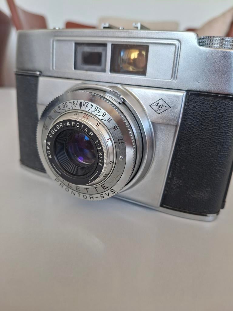 Agfa Silette Prontor-SVS Vintage Camera, Ophalen of Verzenden, Gebruikt, Compact, Overige Merken
