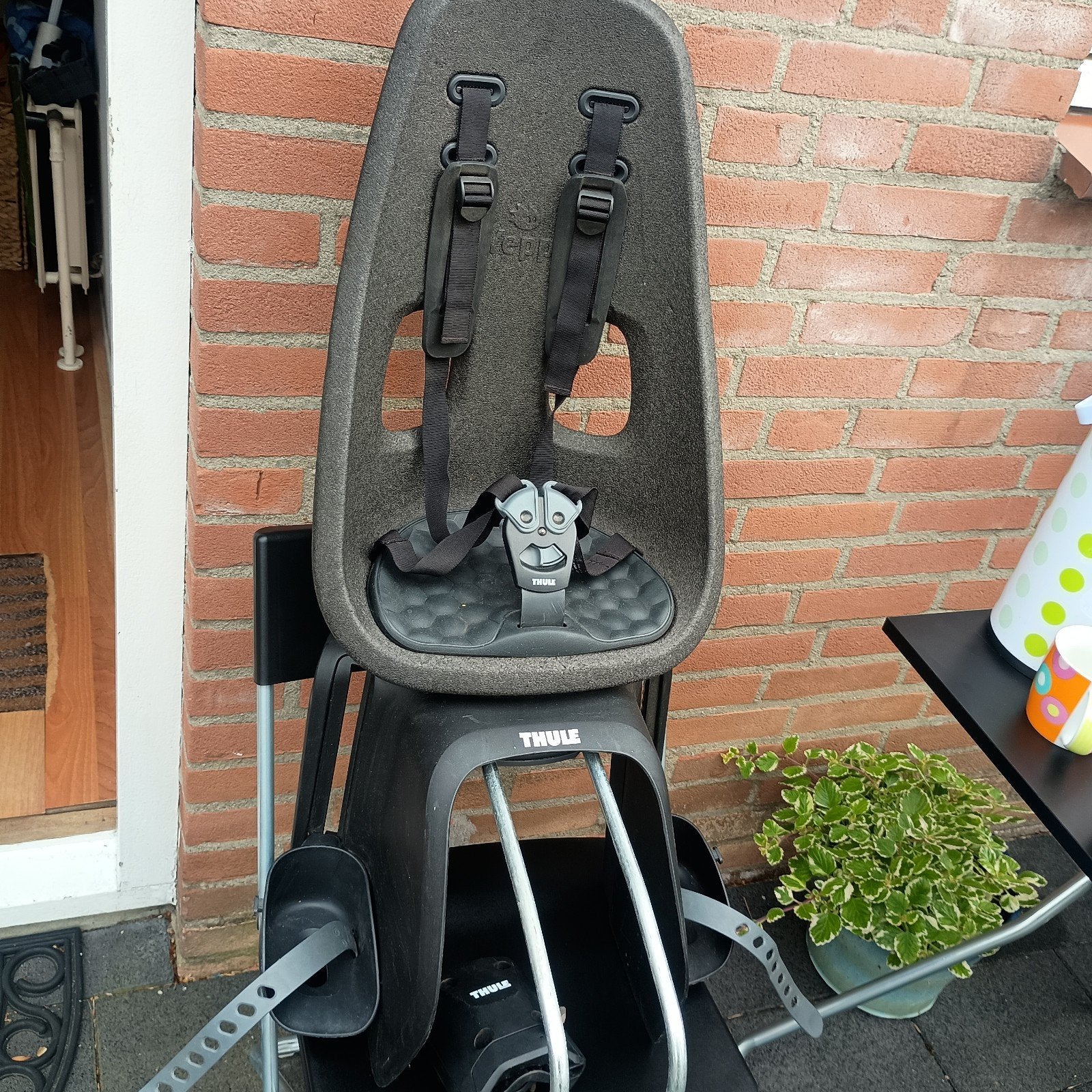 Fietsstoeltje, Ophalen, Gebruikt