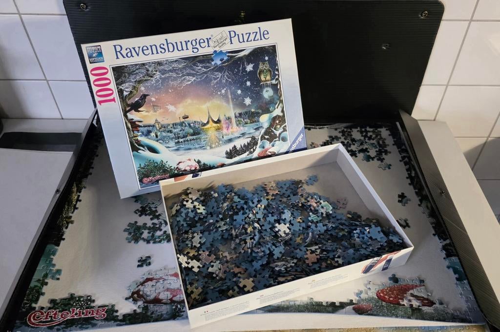 Efteling Winter puzzel, Ophalen of Verzenden, Meer dan 50 stukjes, Zo goed als nieuw, 6 jaar of ouder