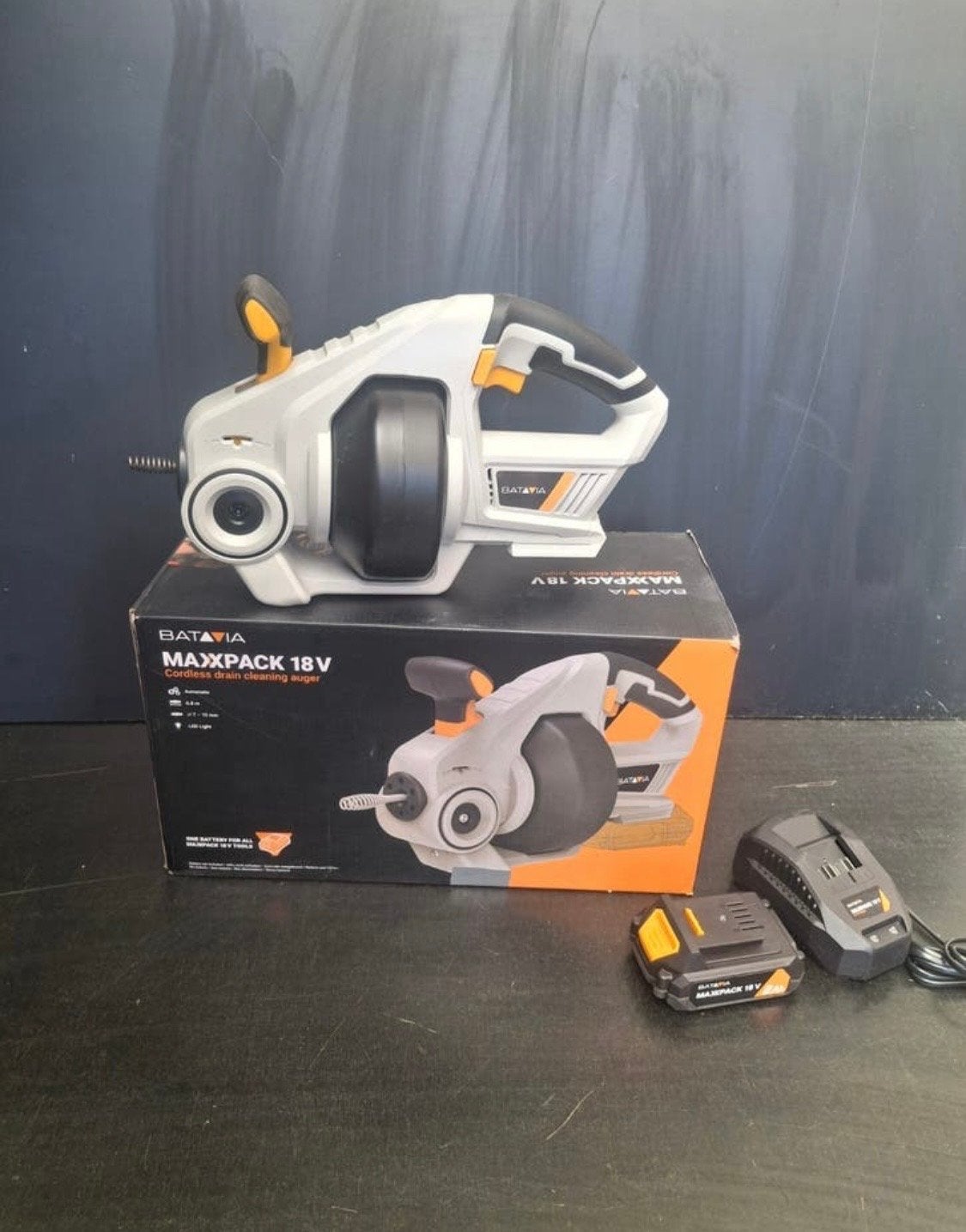 Batavia Maxxpack 18V Accu Rioolontstopper, Ophalen of Verzenden, Zo goed als nieuw, Overige typen, Overige merken
