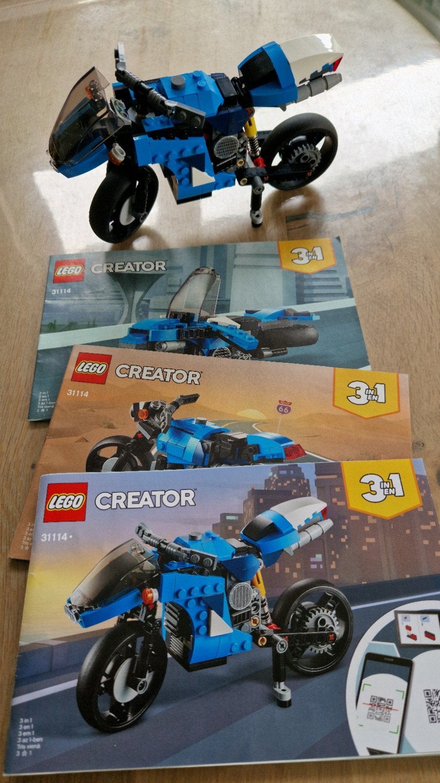 Lego 31114 Creator Snelle Motor 3-in-1, Lego, Inclusief instructies, Ophalen of Verzenden, Zo goed als nieuw