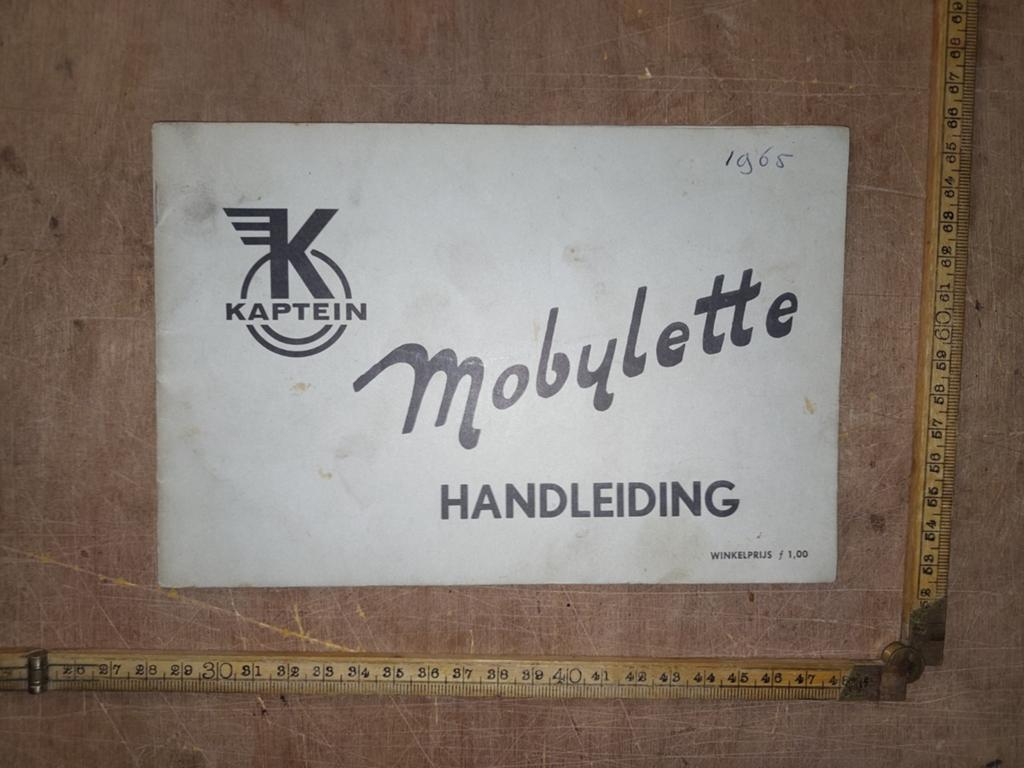 Handleiding Kaptein Mobylette 1965, Ophalen of Verzenden, Gebruikt