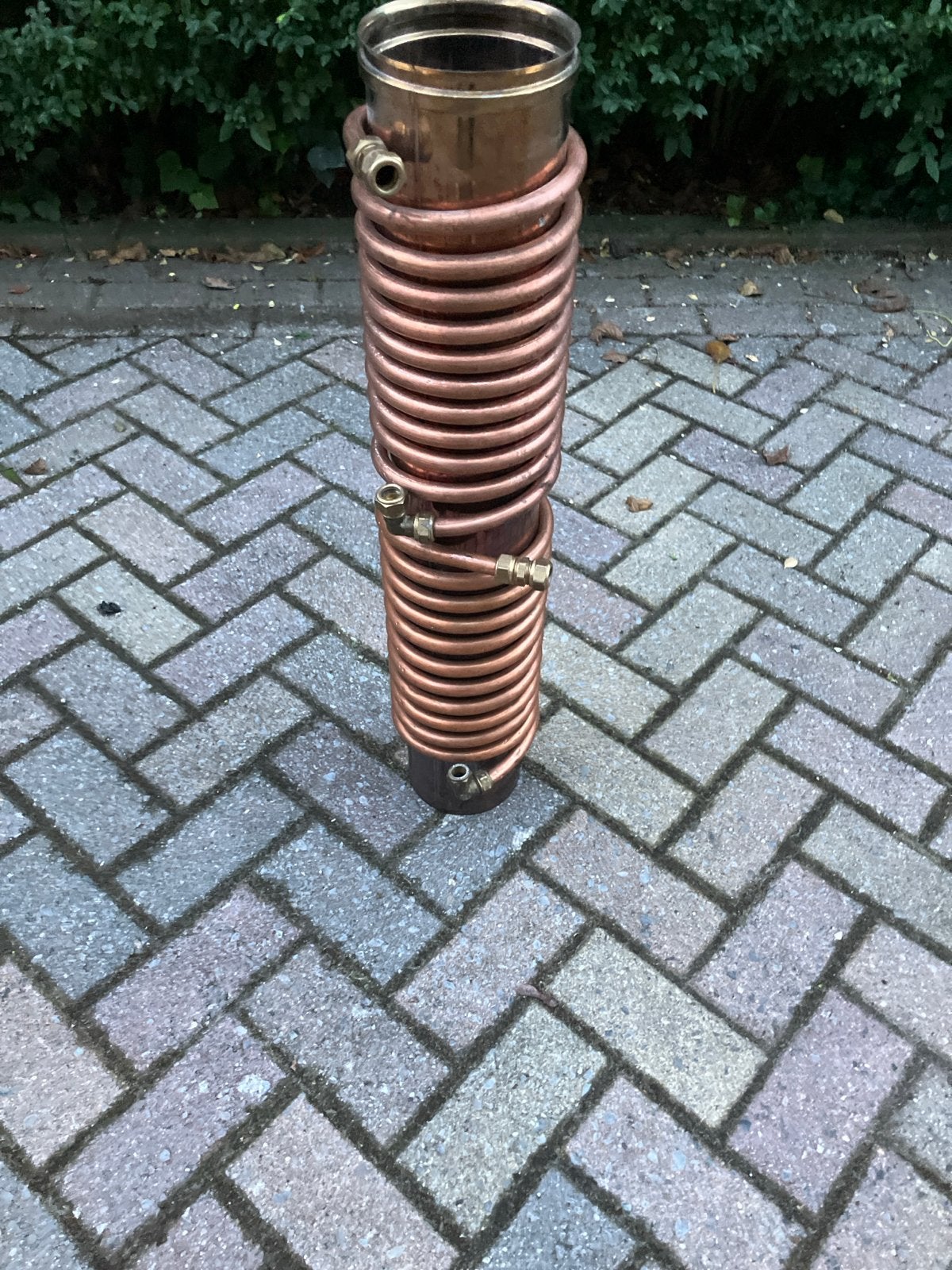 Cv of Zwembad Warmtewisselaar RVS 130mm met koperen coils, 30 tot 80 cm, Gebruikt, Overige typen, Minder dan 60 cm