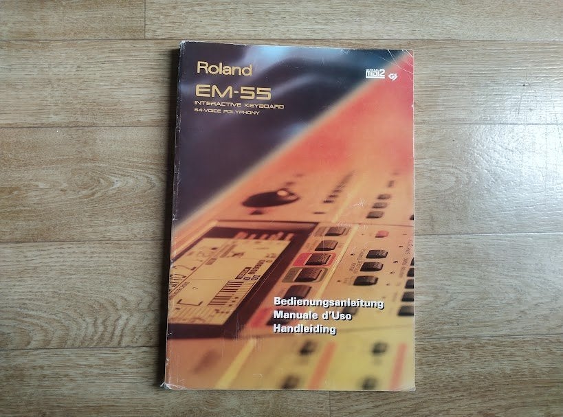 Handleiding Nederlands Roland EM 55, Ophalen of Verzenden, Gebruikt, 61 toetsen, Roland