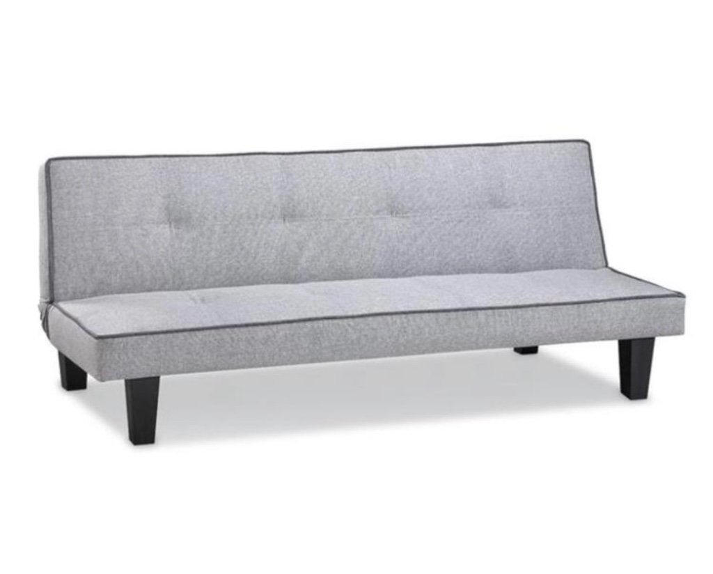 Slaapbank (Texas) Beter Bed, Ophalen, 190 cm of minder, Twijfelaar, Grijs