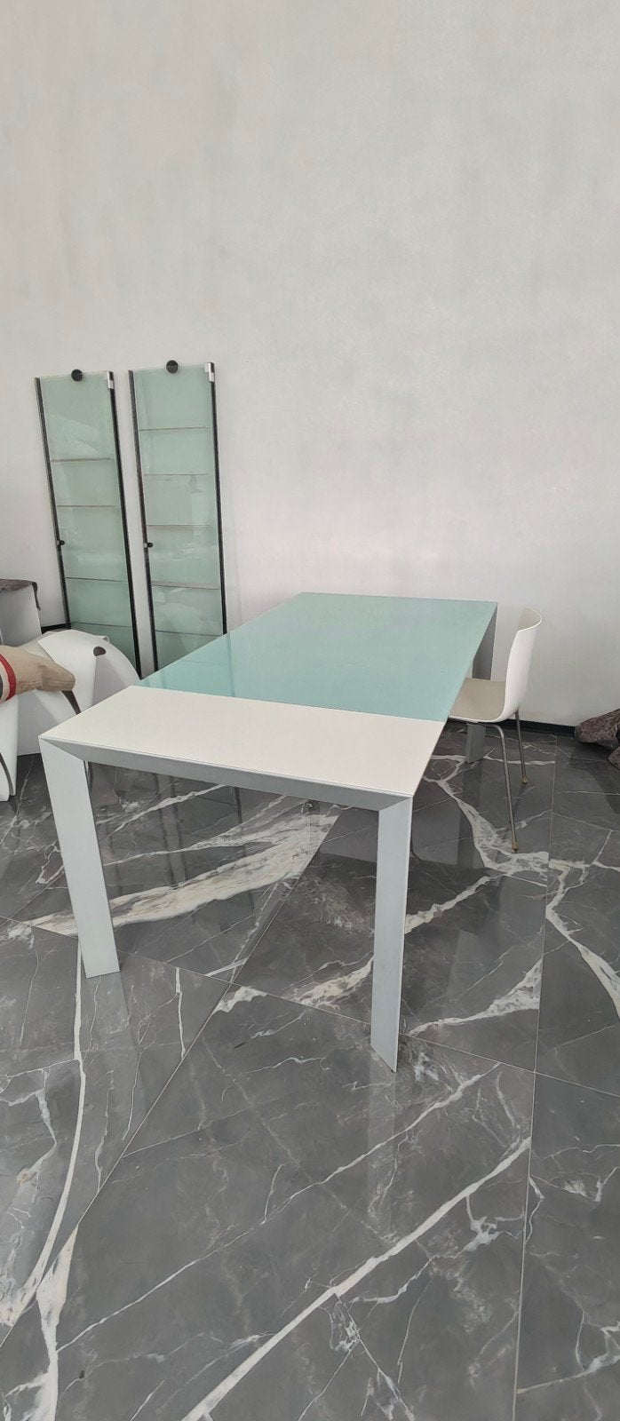 Kristalia Nori uitschuifbare tafel - 90x138/176cm, Ophalen, Design, 50 tot 100 cm, Zo goed als nieuw