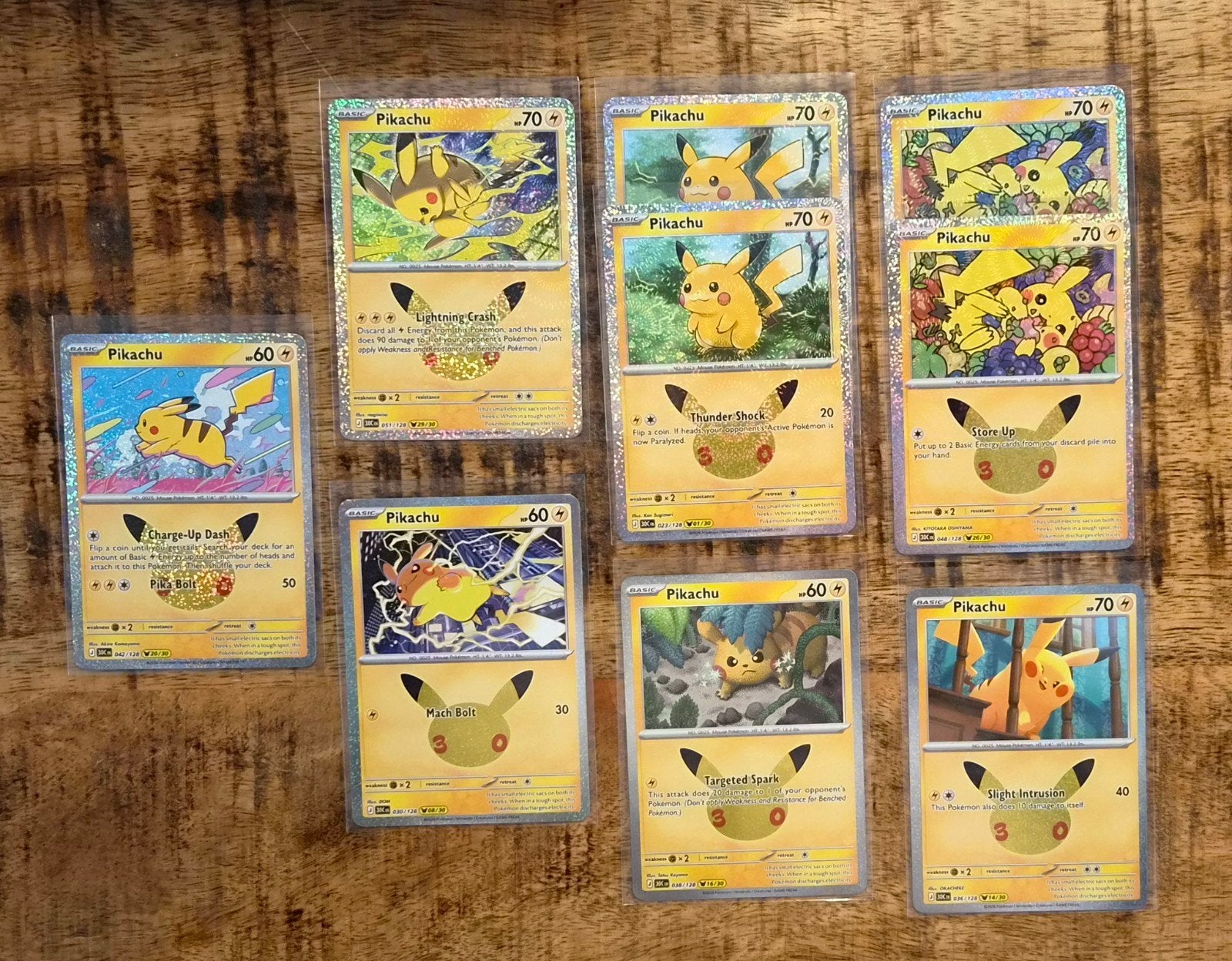 pokemon pikachu 30th celebration kaartjes, Ophalen of Verzenden, Nieuw, Meerdere kaarten