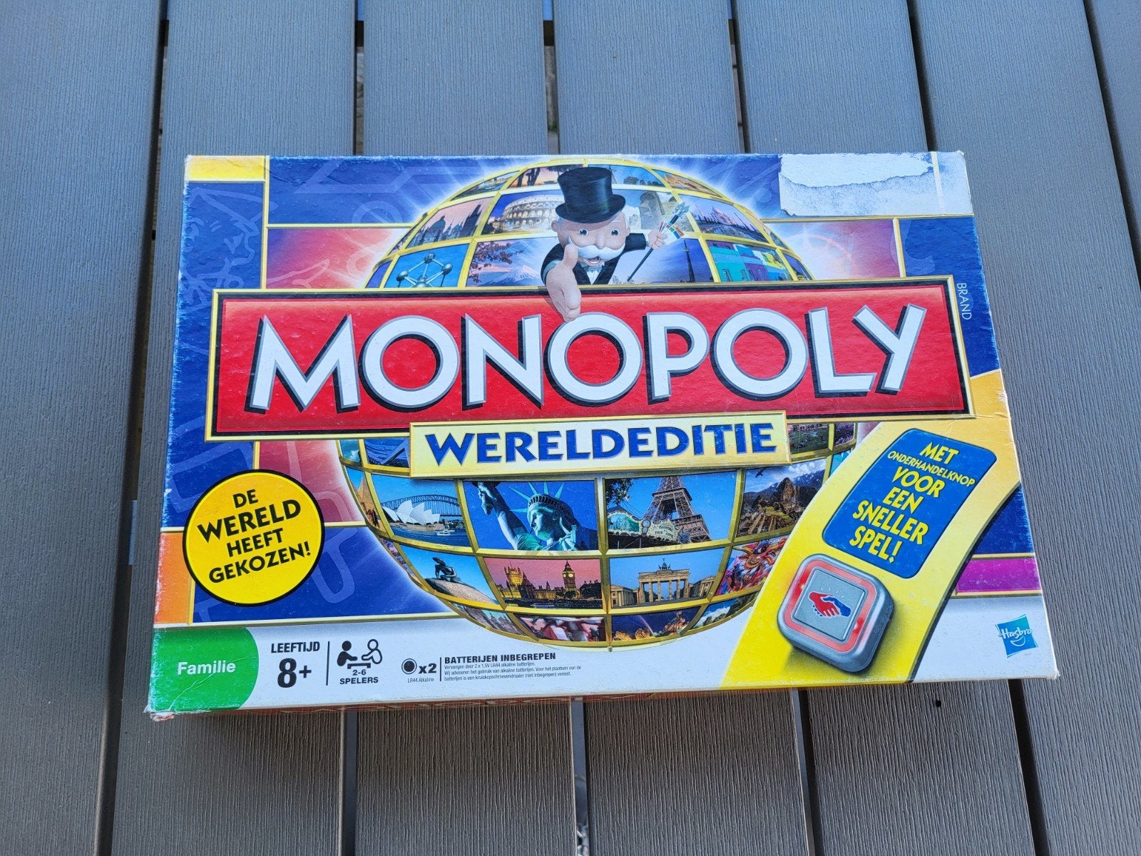 Monopoly Wereldeditie, Hobby en Vrije tijd, Gezelschapsspellen | Bordspellen, Een of twee spelers, Ophalen of Verzenden, Gebruikt