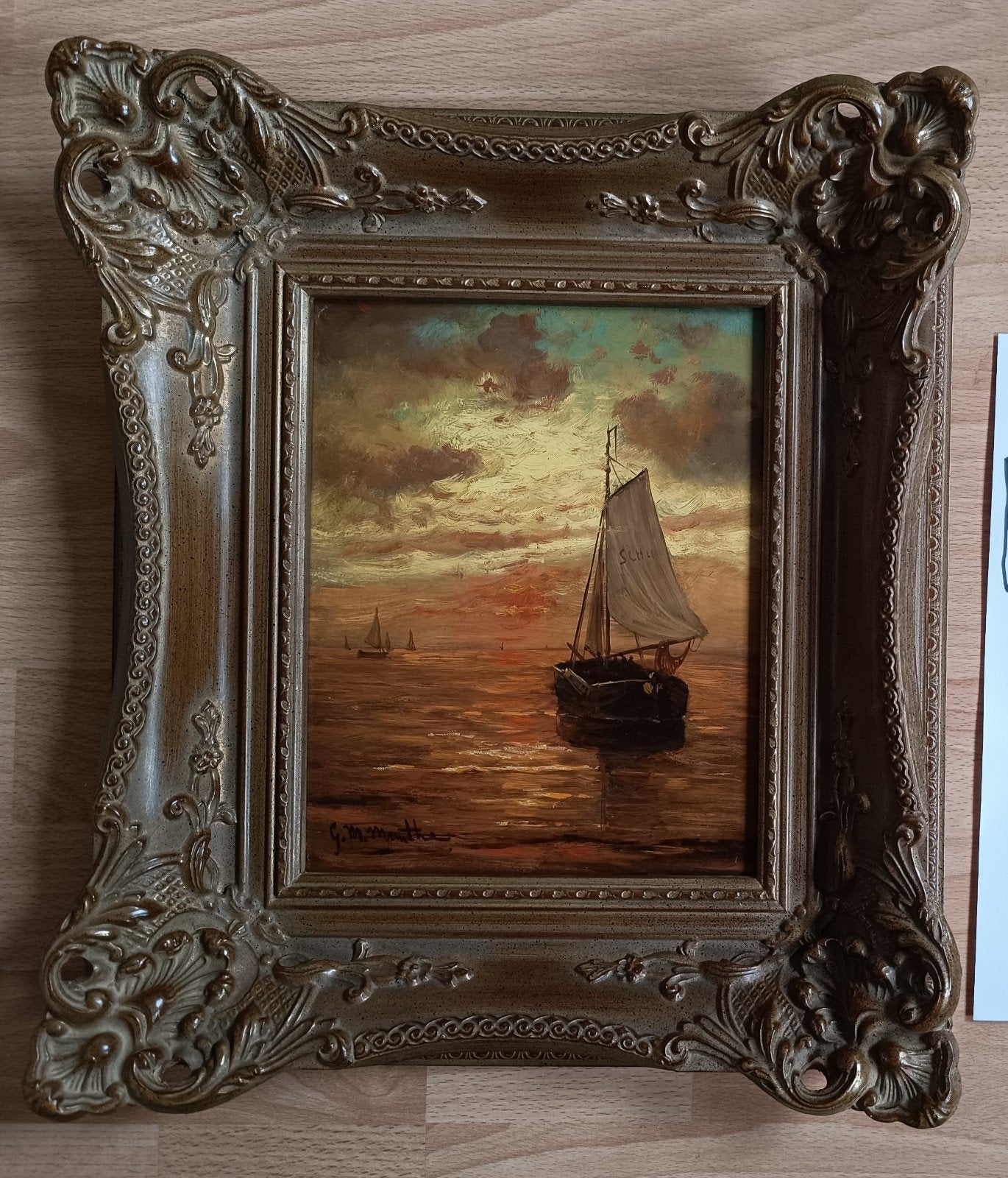 G.M. Munthe.Volledige historie.Den Dulk.Scheveningen.Gesign., Ophalen