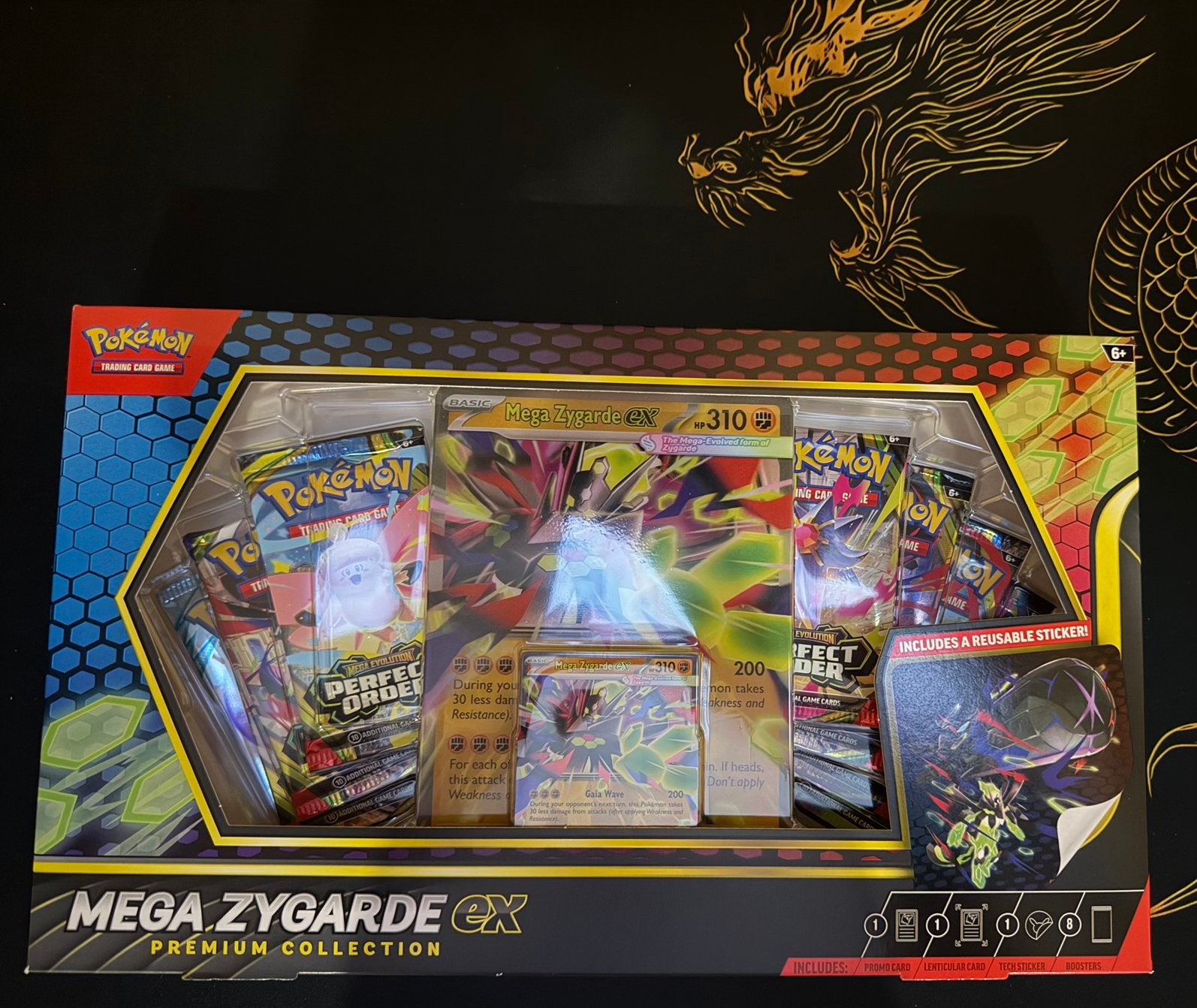 Pokémon Mega Zygarde EX Premium Collection Box, Ophalen of Verzenden, Nieuw, Overige typen, Foil