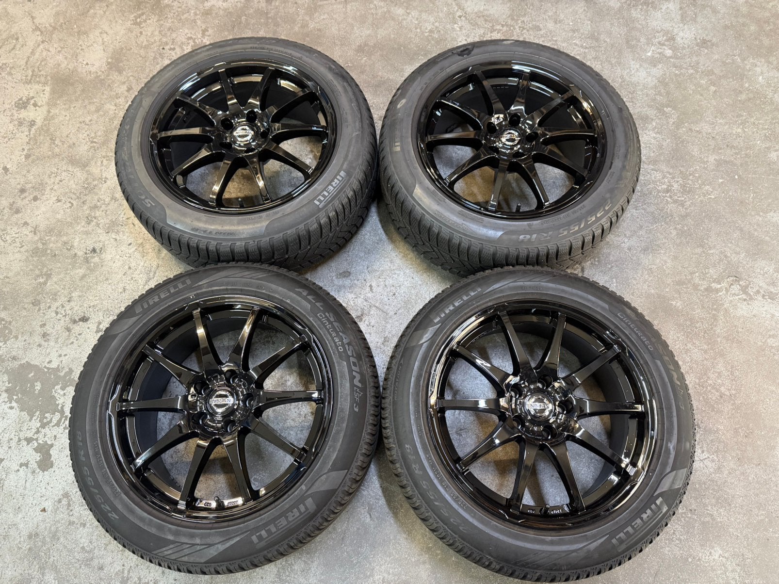 ✅ 18 inch Nissan Qashqai Juke XTrail velgen 5x114.3 J10, 18 inch, Gebruikt, Banden en Velgen, 235 mm