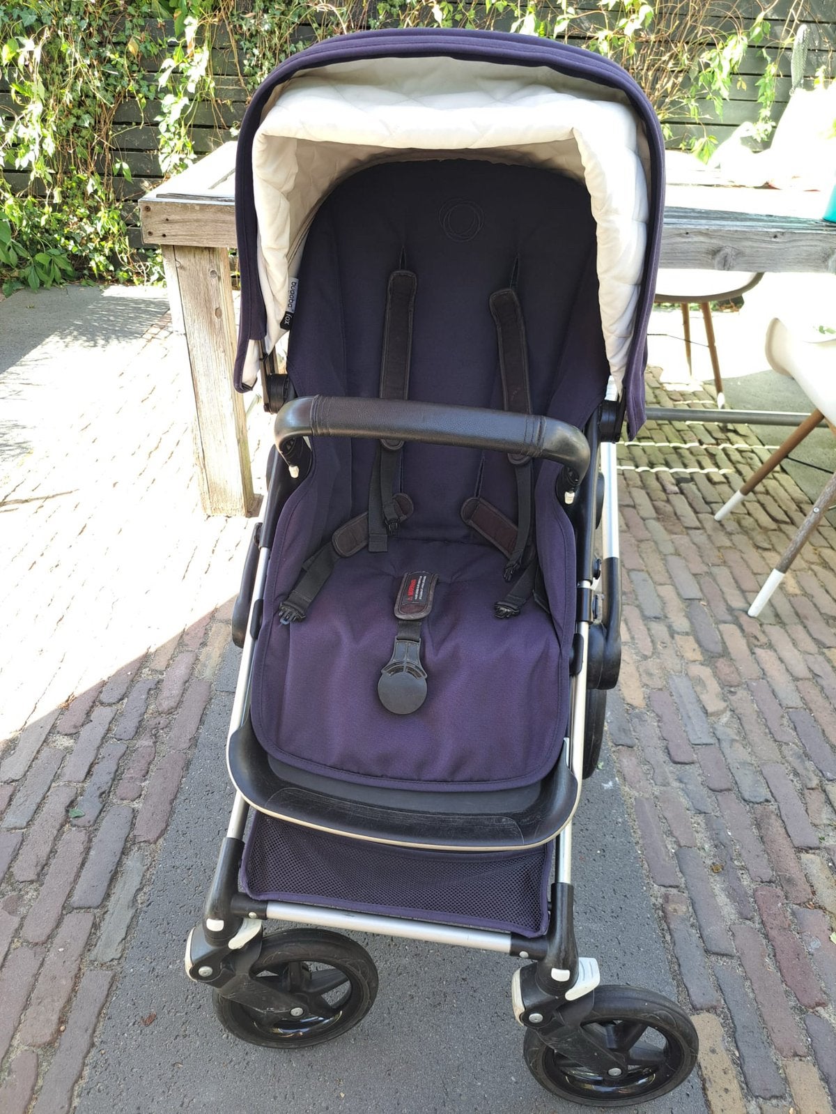 Bugaboo Fox 2-1 kinderwagen donkerblauw, Ophalen, Bugaboo, Combiwagen, Verstelbare duwstang
