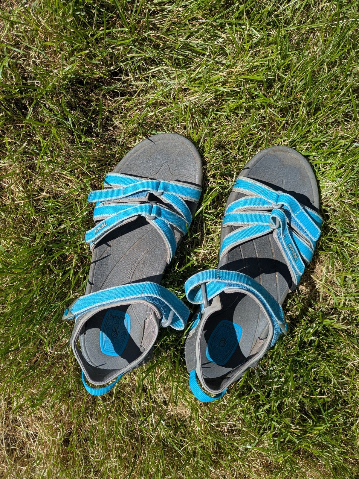 Blauwe Teva sandalen maat 39, Ophalen, Sandalen of Muiltjes
