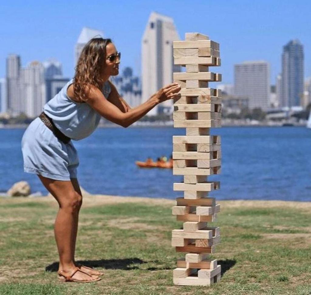 Houten XXL spellen voor feest of bruiloft v.a. € 3,75, Ophalen, Zo goed als nieuw, Overige