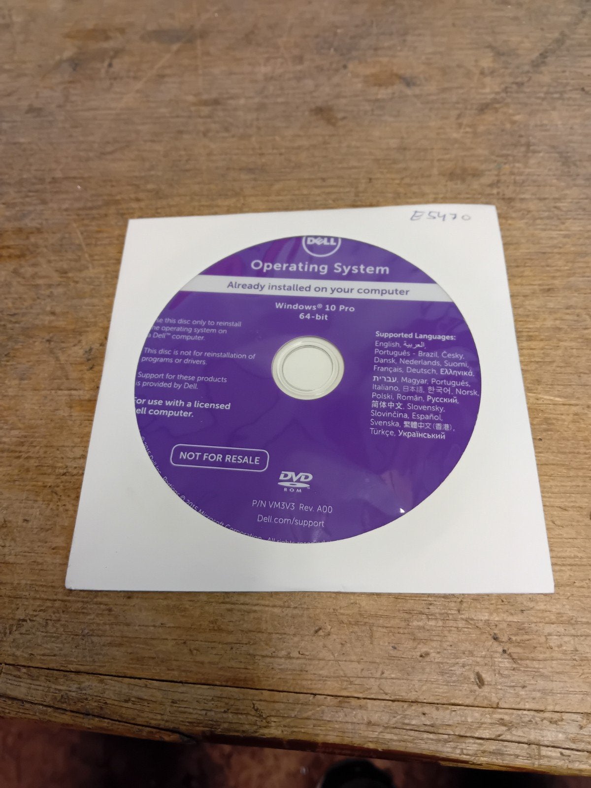 Dell Windows 10 Pro 64-bit Besturingssysteem DVD, Computers en Software, Besturingssoftware, Ophalen, Nieuw, Windows
