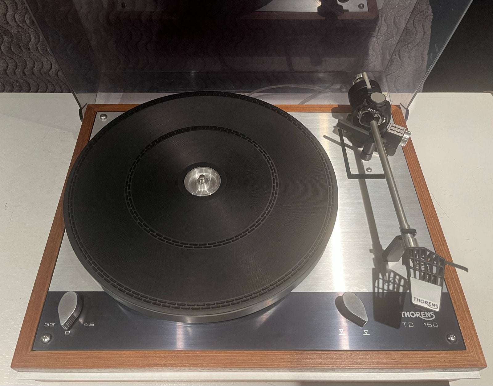 Thorens TD 160 Platenspeler - Top speler !, Audio, Tv en Foto, Ophalen of Verzenden, Zo goed als nieuw, Platenspeler, Thorens