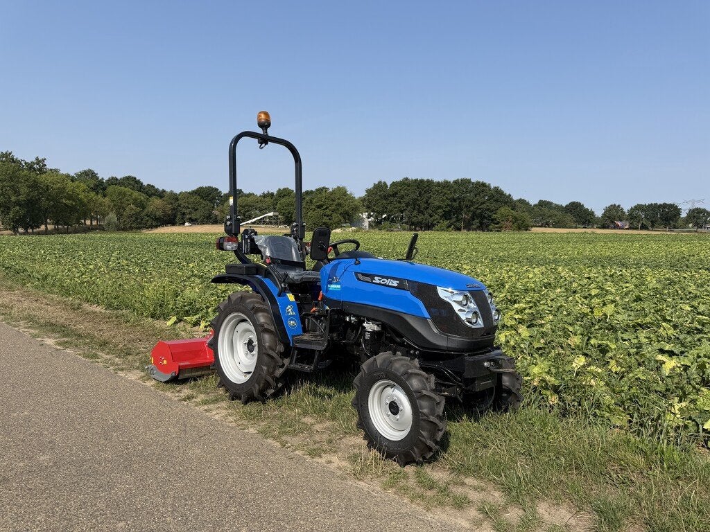 Solis 26 minitractor DEMO 2026 16 uur optie klepelmaaier