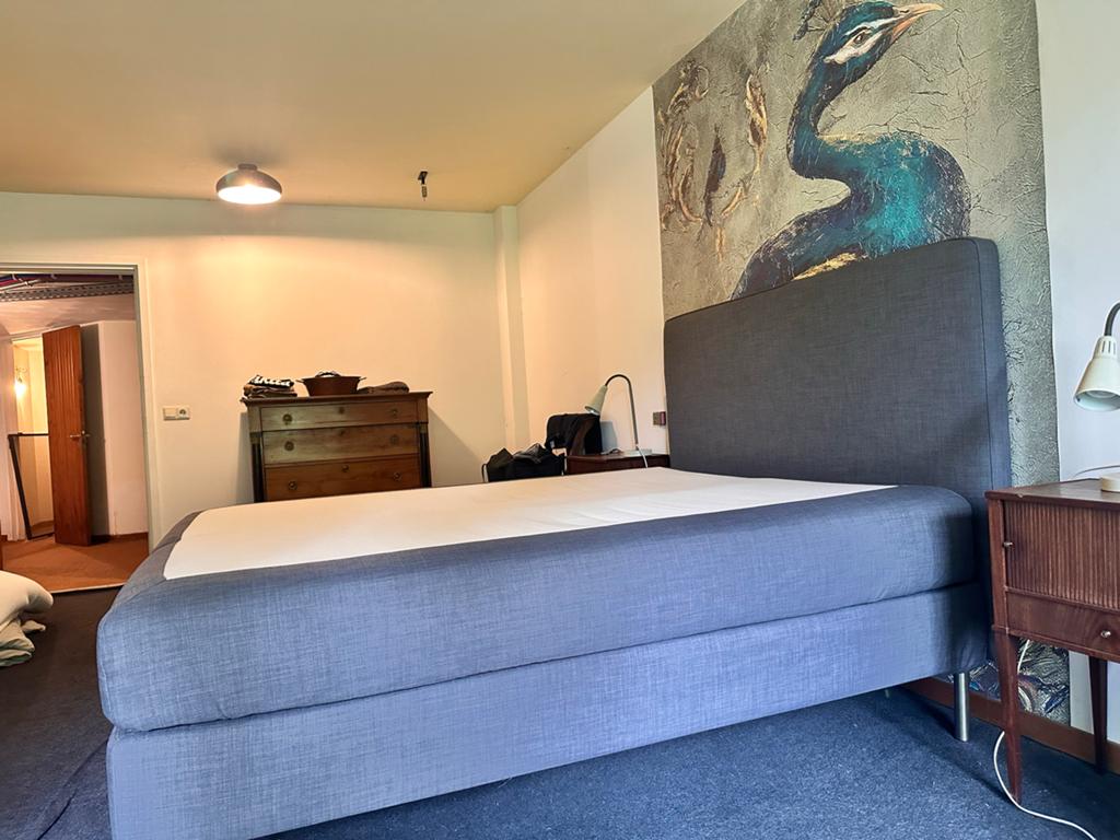 IKEA Espevär boxspring 160x200 - Prima staat, Huis en Inrichting, Slaapkamer | Boxsprings, Tweepersoons, Ophalen of Verzenden