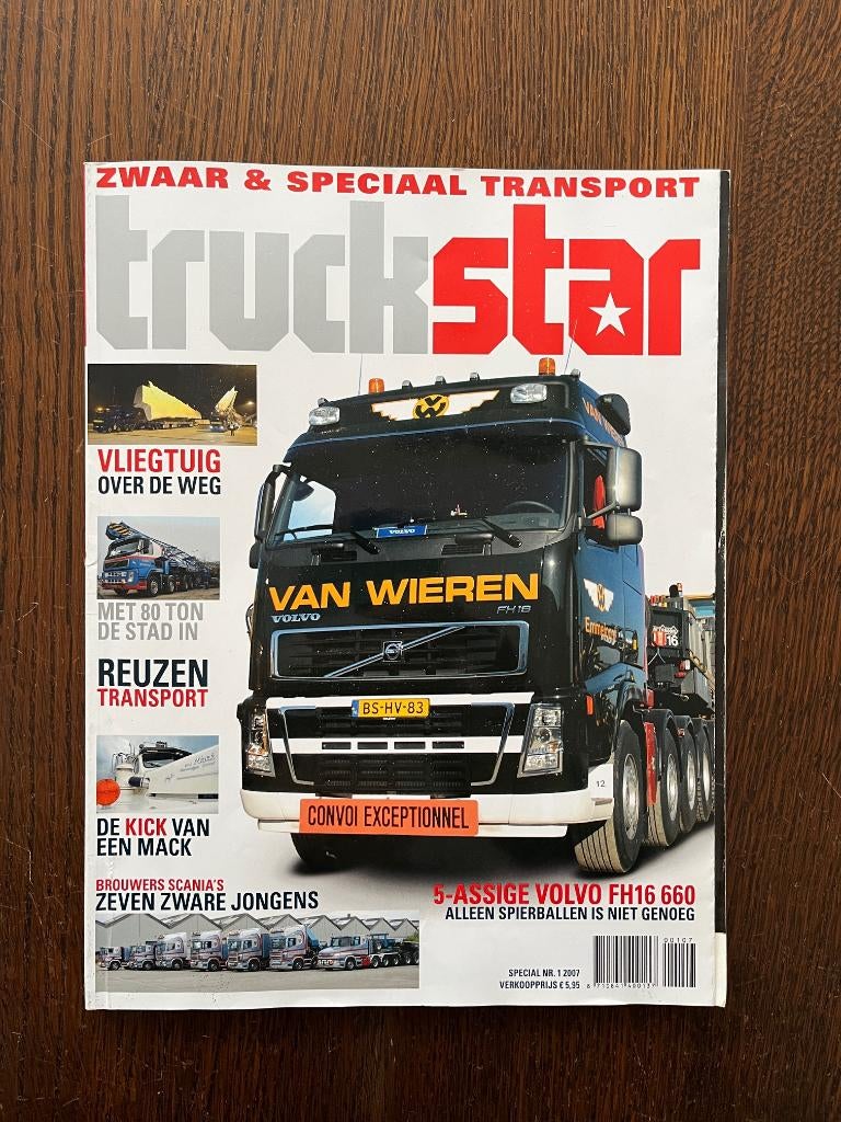 Truckstar Zwaar & Speciaal Transport, Ophalen of Verzenden, 1980 tot heden, Tijdschrift