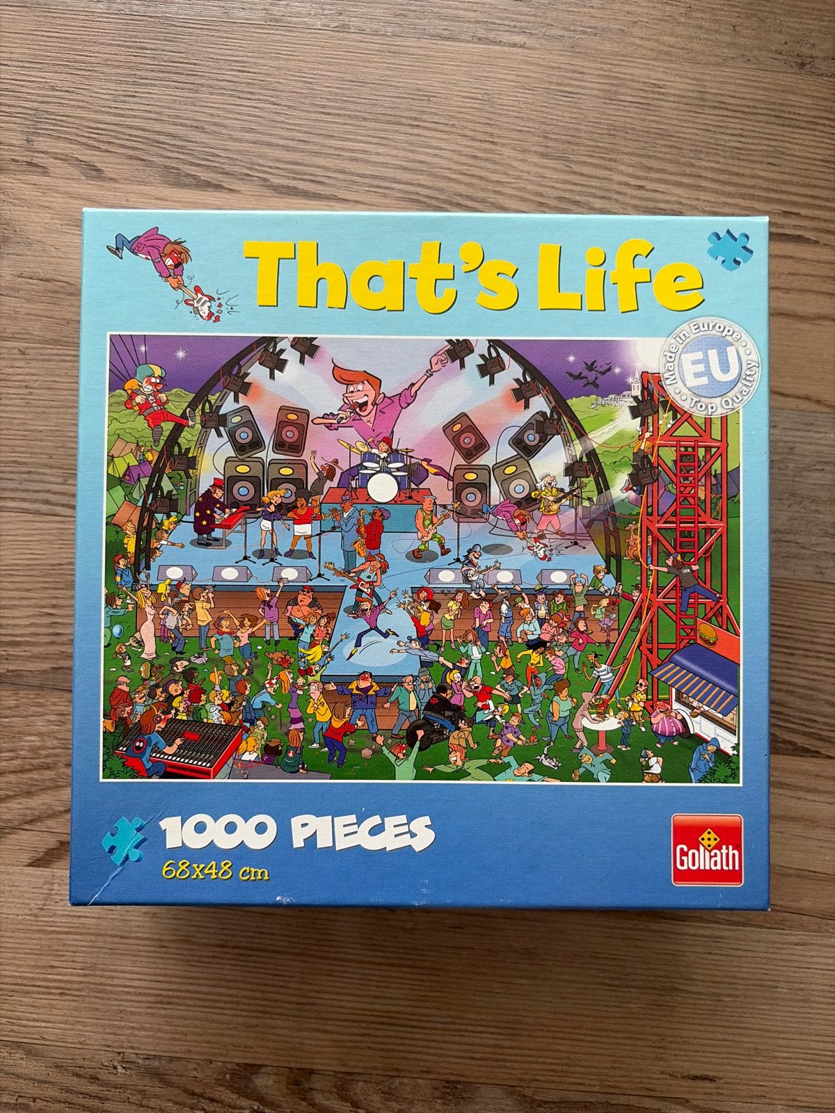 Goliath That's Life Puzzel 1000 Stukjes - Concert, Hobby en Vrije tijd, Denksport en Puzzels, Ophalen, Gebruikt