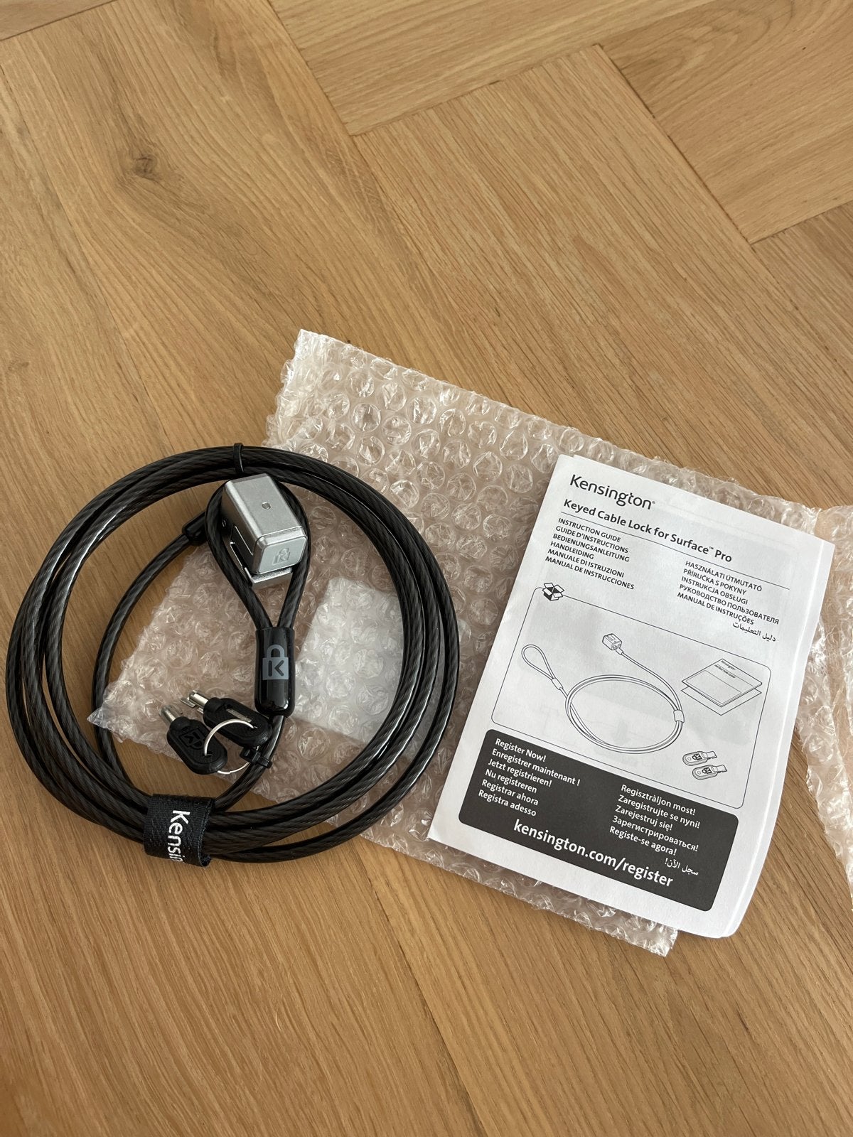 Kensington Keyed Cable Lock voor Surface Pro - Nieuw, Ophalen of Verzenden, Nieuw