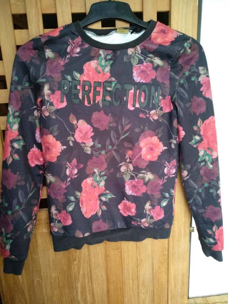 Vintage Coolcat bloementrui Maat S sweater, Kleding | Dames, Truien en Vesten, Coolcat, Verzenden, Gedragen, Maat 36 (S)